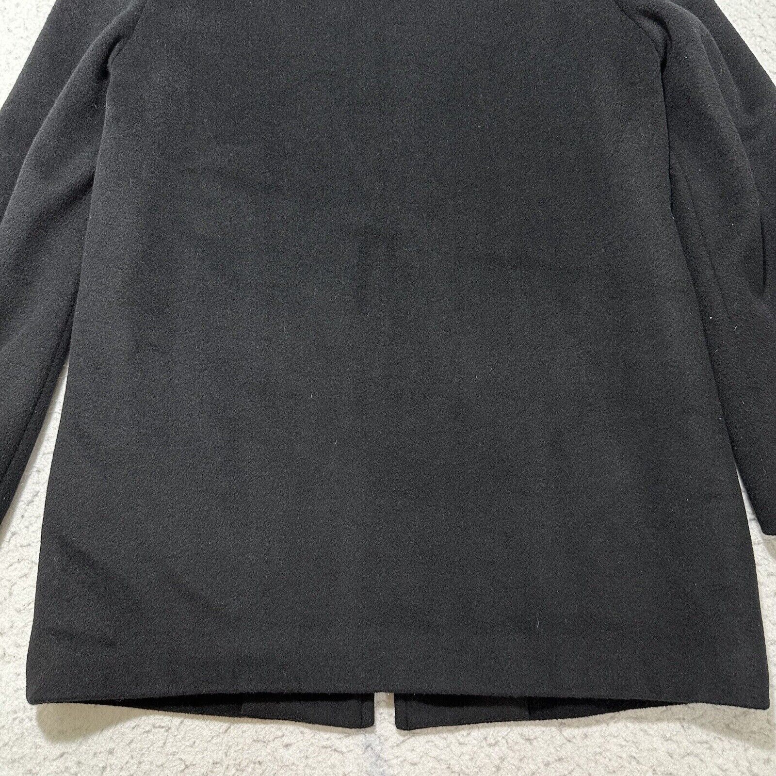 Other Dana Buchman 8 Black Wool Angora Blend High Neck Coat Jacket Size M / US 6-8 / IT 42-44 - 12 Thumbnail