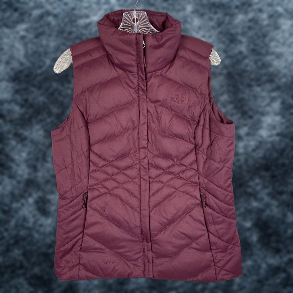 The North Face The North Face Vest Womens S Purple 550 Goose Down Aconcagua Puffer Jacket Zip Size S / US 4 / IT 40 - 1 Thumbnail