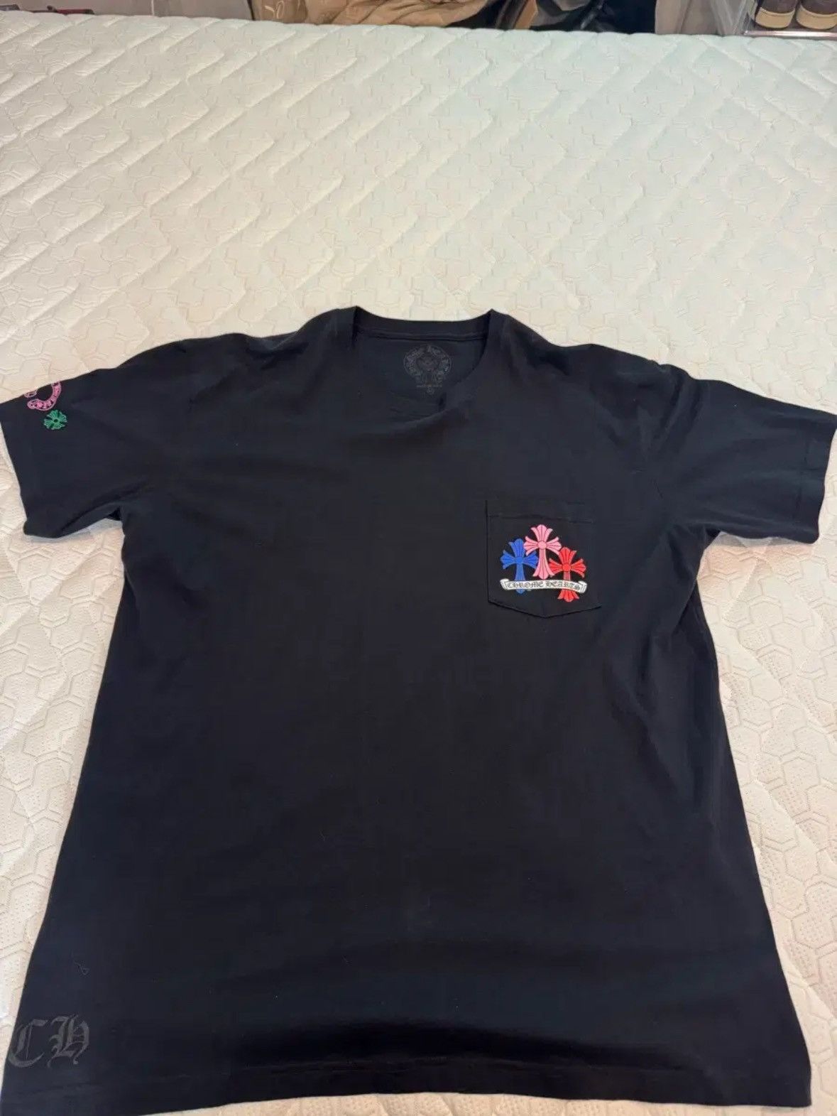 Chrome Hearts Multi Color Cross Tshirt Size US XXL / EU 58 / 5 - 2 Thumbnail