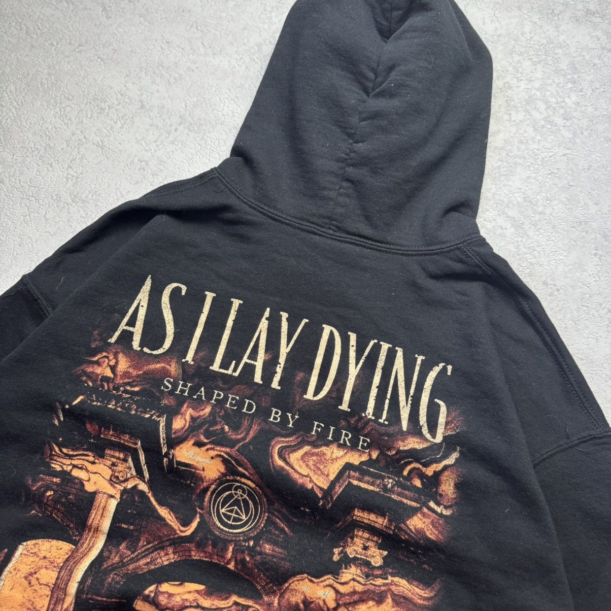 Band Tees Vintage As I Lay Dying “Shaped By Fire” Boxy Fit Band Hoodie Size US M / EU 48-50 / 2 - 4 Thumbnail