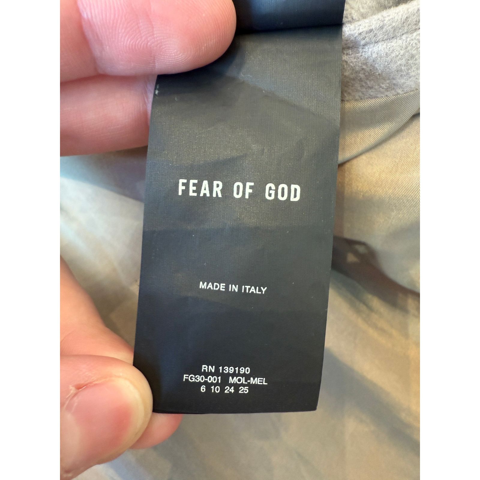 Fear of God Fear of God The Overcoat in Blush Grey Size US S / EU 44-46 / 1 - 6 Thumbnail