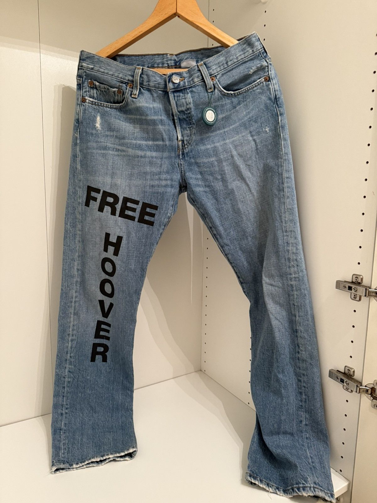 Levi's Vintage Clothing Kanye West & Drake Free Hoover Vintage Denim – Size 33 Size US 33 - 1 Thumbnail