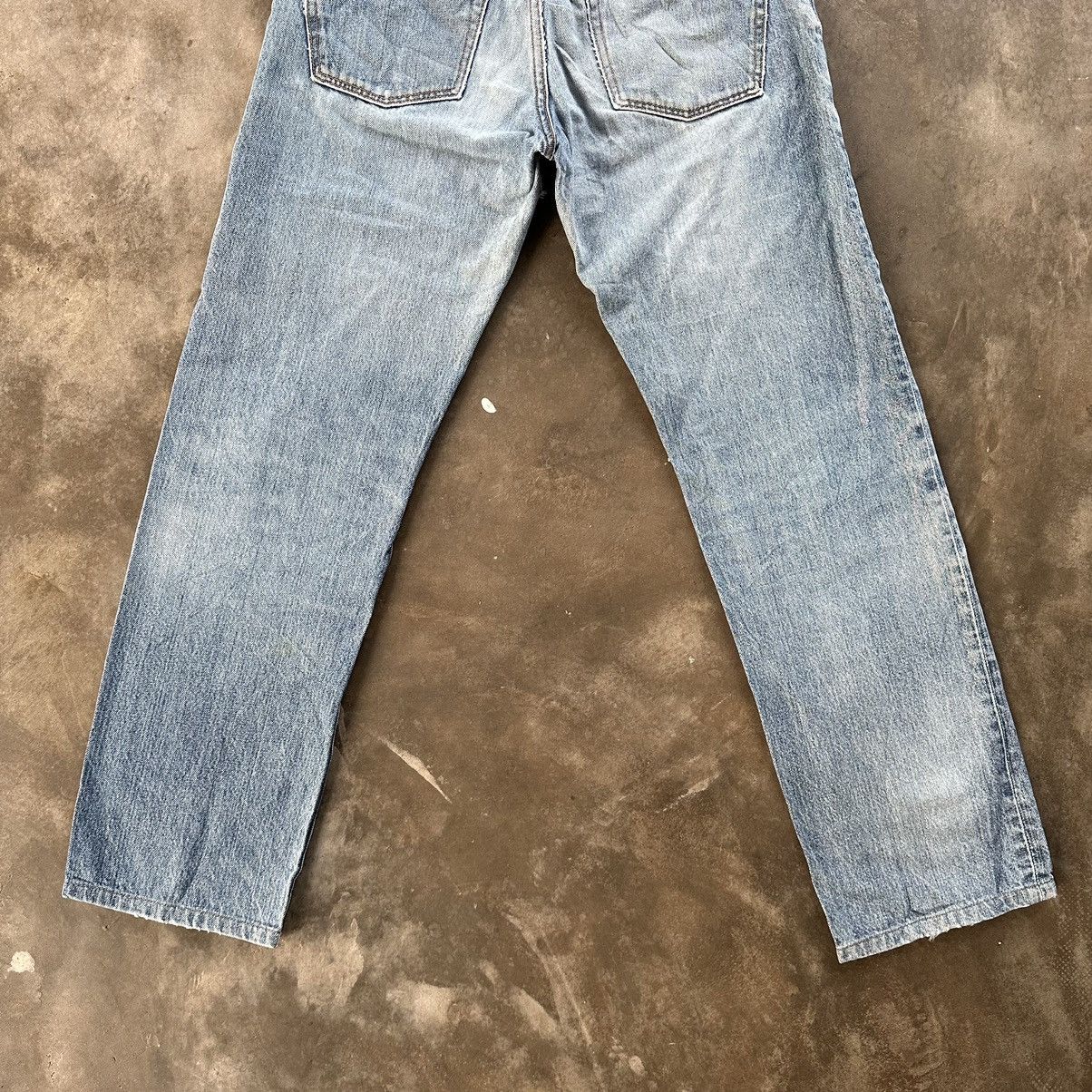 Japanese Brand Vintage Japanese Faded Jean Distressed Denim Pant W32 Size US 32 / EU 48 - 10 Thumbnail