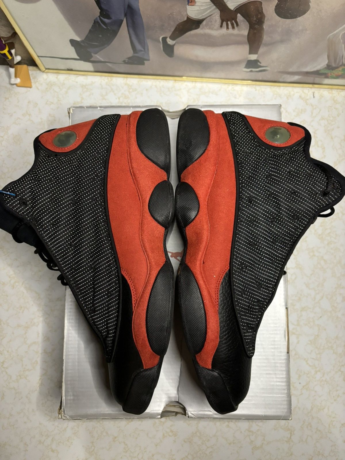 Jordan Brand Air Jordan 13 Retro 2017 Bred 2017 Size US 11 / EU 44 - 4 Thumbnail