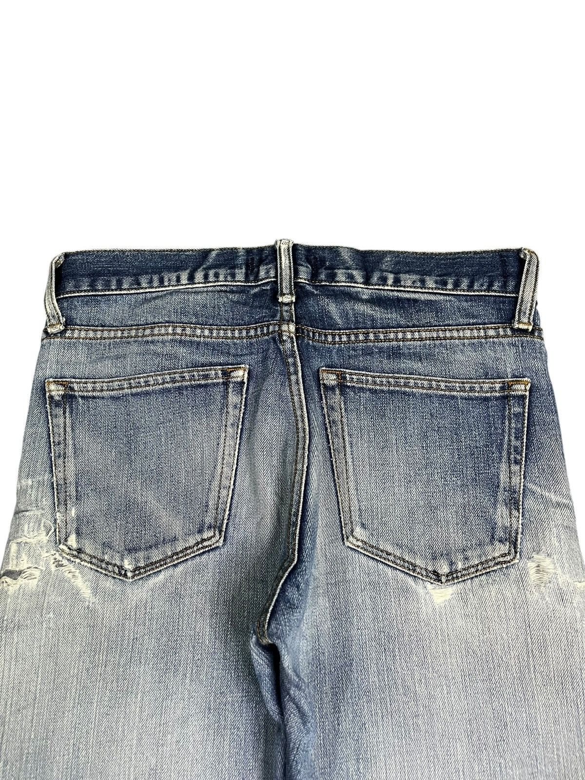 Uniqlo Vintage Uniqlo Faded Distressed Selvedge Jeans Size US 29 - 4 Thumbnail