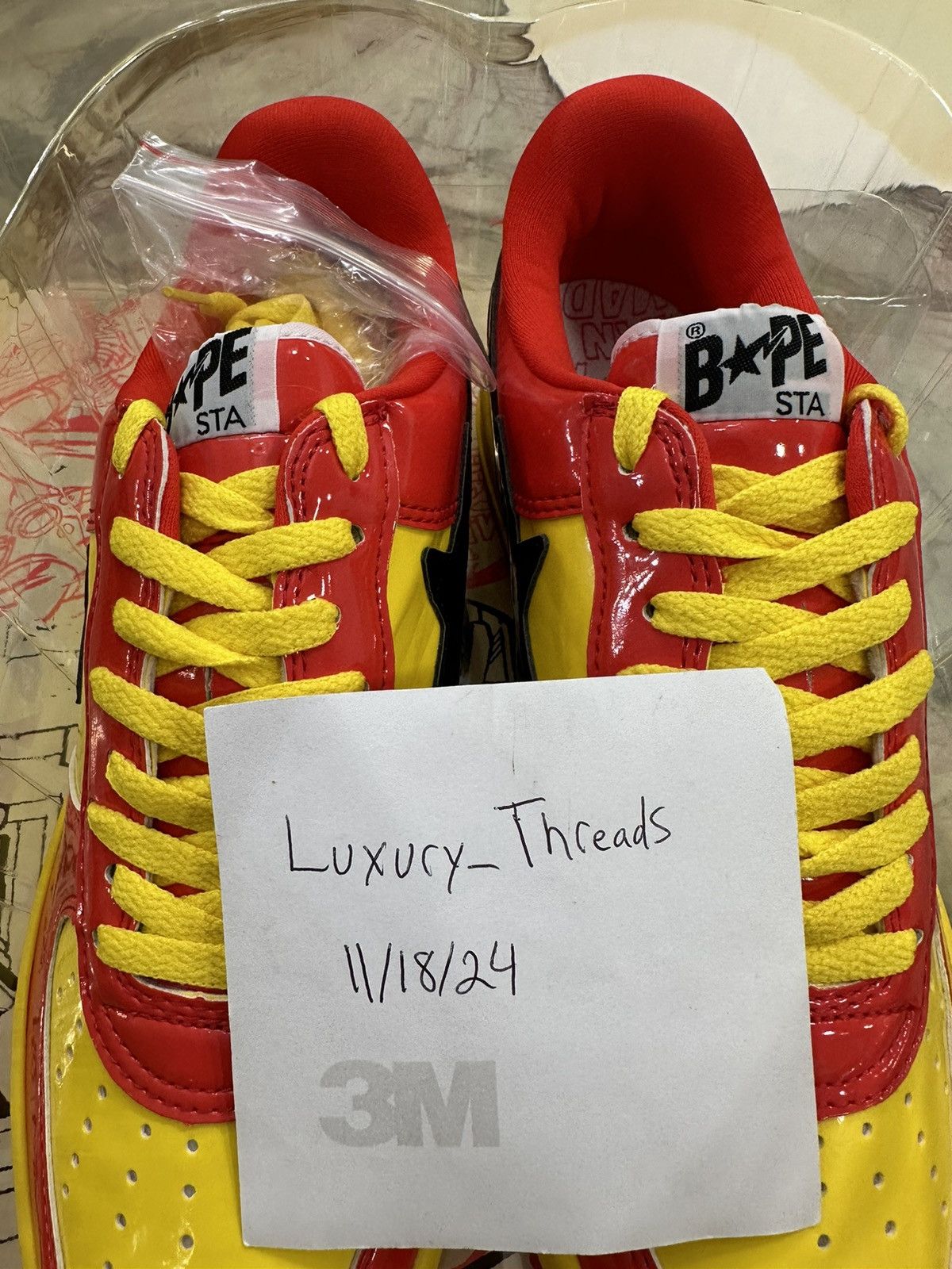 Bape Bape x Marvel Iron Man Bapesta Size US 9 / EU 42 - 22 Thumbnail