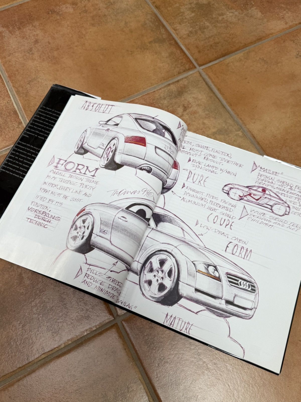 Audi 1999 First Edition Audi's 'The TT Story' Coffee Table Book Size ONE SIZE - 2 Thumbnail