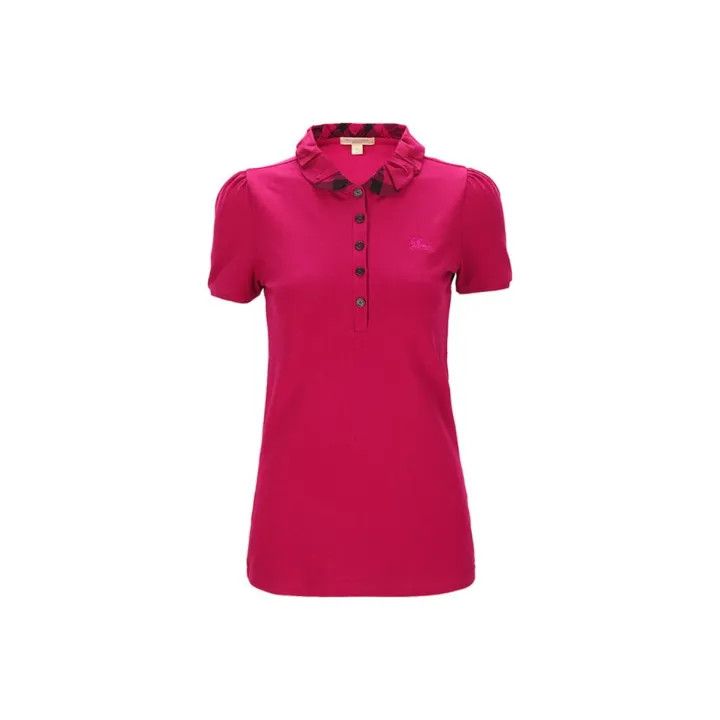 Burberry Burberry Pink Short Sleeve Polo T-shirt 0079 Size XL / US 12-14 / IT 48-50 - 1 Thumbnail