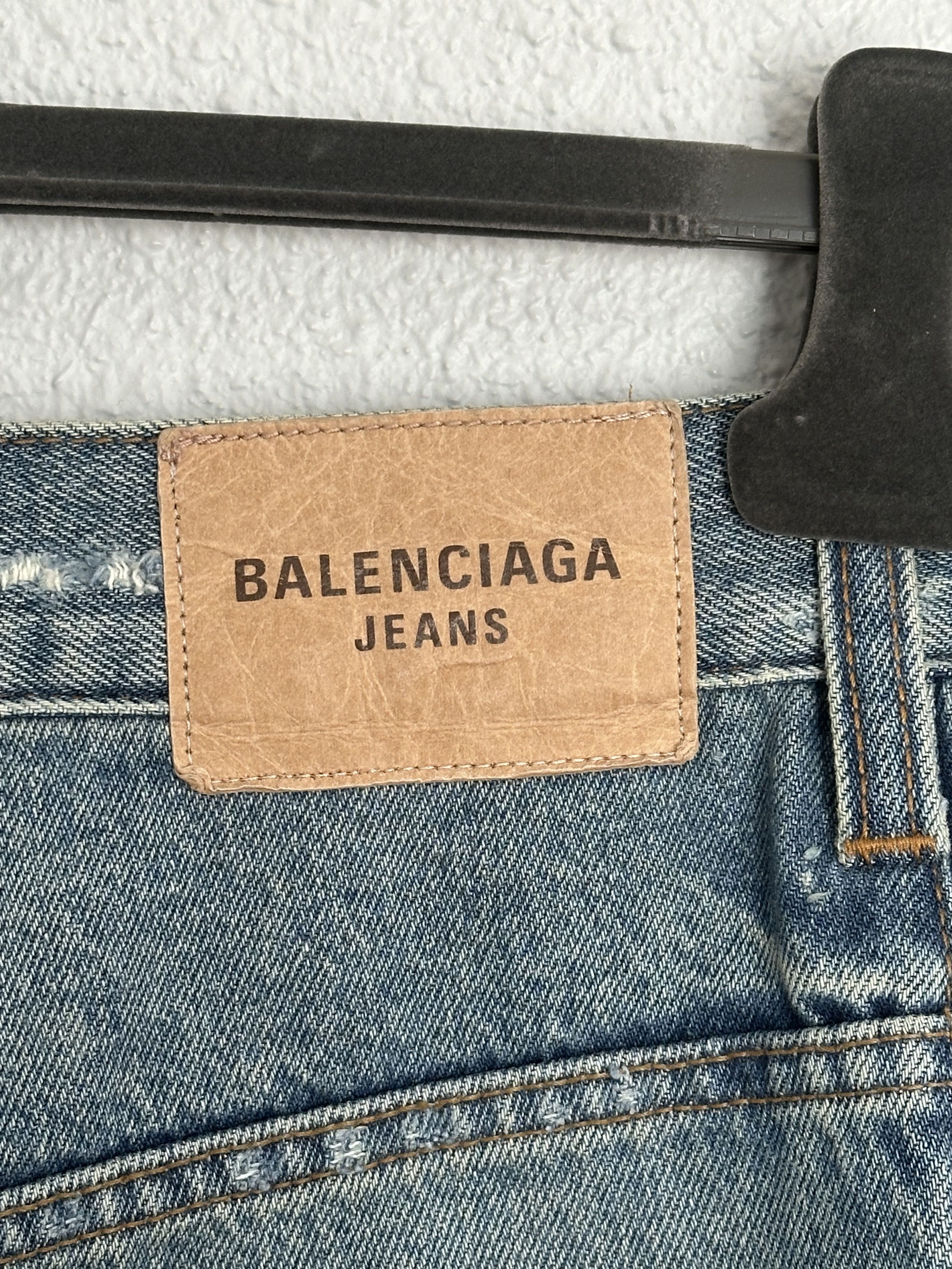 Balenciaga AW21 Layered Distressed Denim Size US 30 / EU 46 - 14 Thumbnail