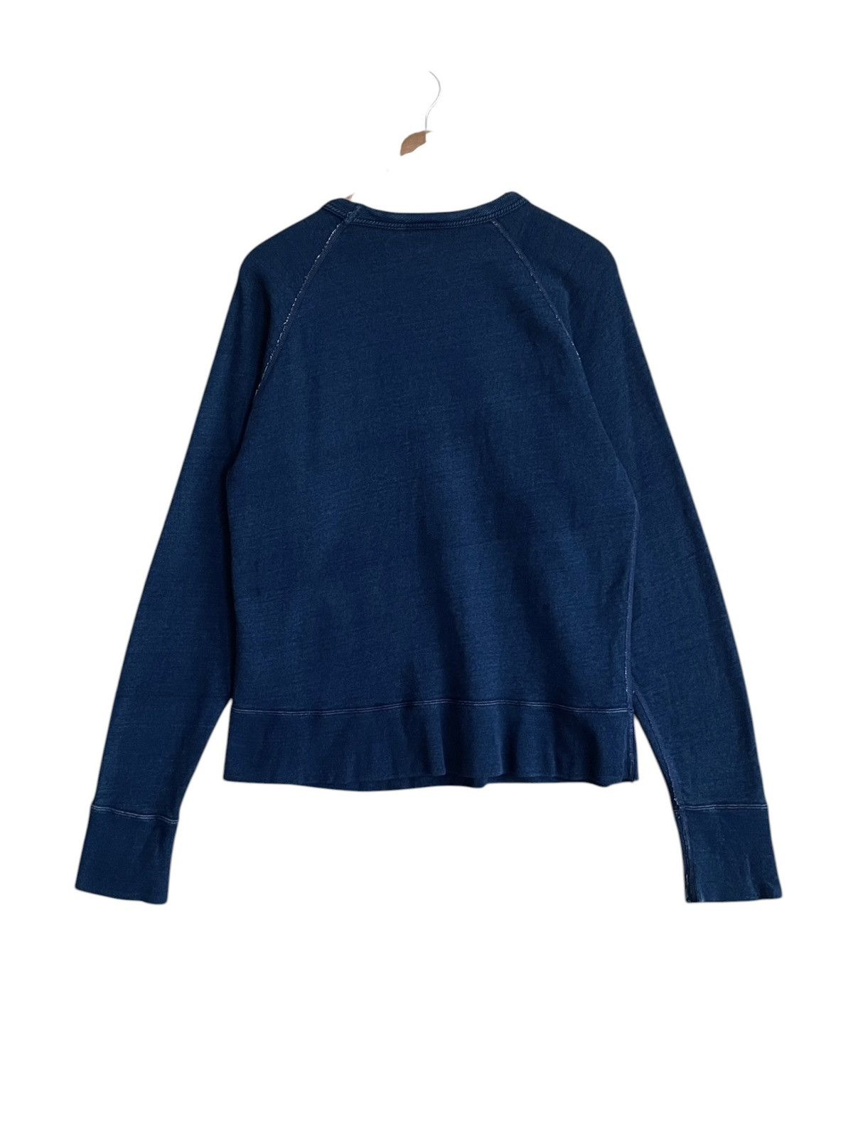 OMNIGOD Vintage Japanese Brand Omnigod Indigo Blue Sweatshirt 1990s Size US M / EU 48-50 / 2 - 2 Thumbnail