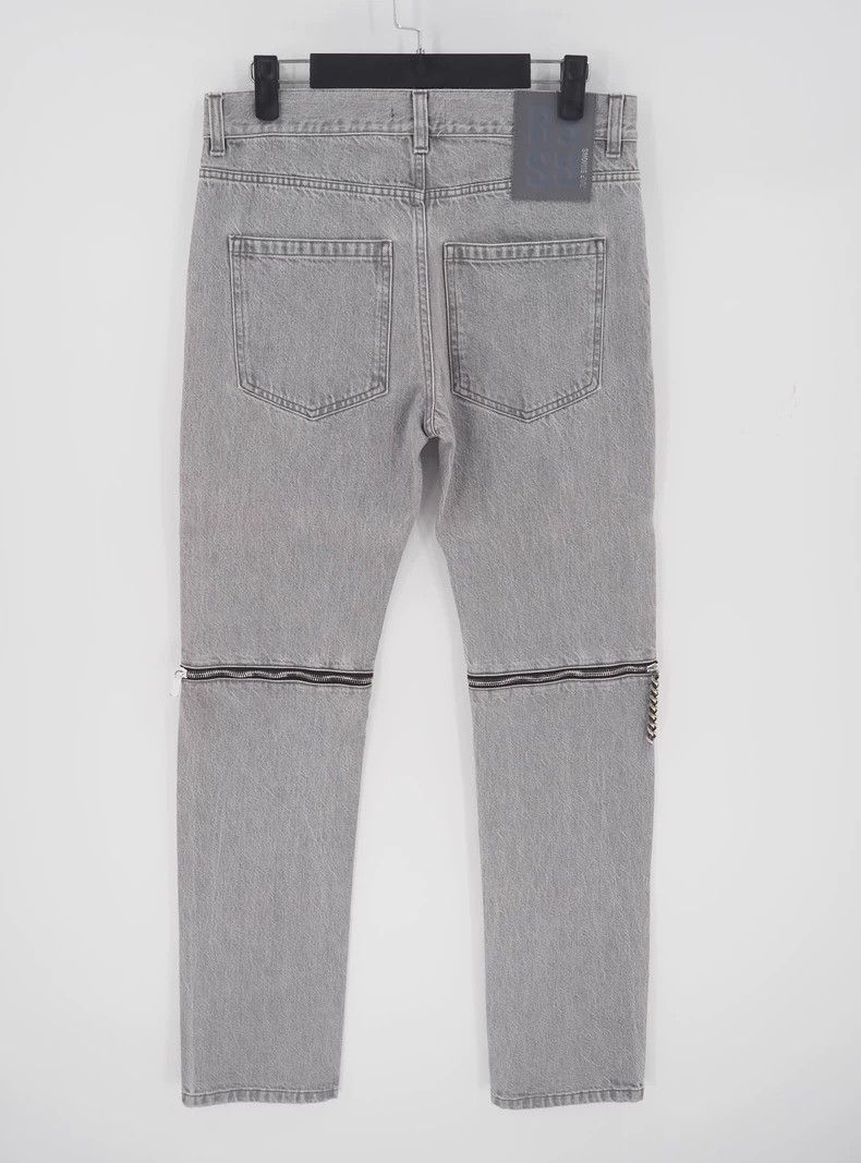 Raf Simons Raf simons Grey back zipper jeans Size US 29 - 2 Thumbnail