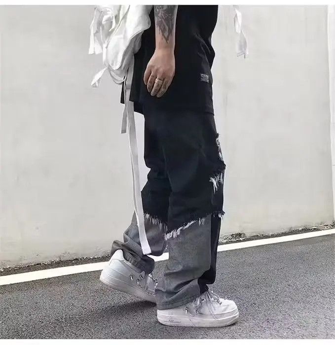 Japanese Brand Casual Vintage Straight Leg KPOP Style Size US 32 / EU 48 - 3 Thumbnail