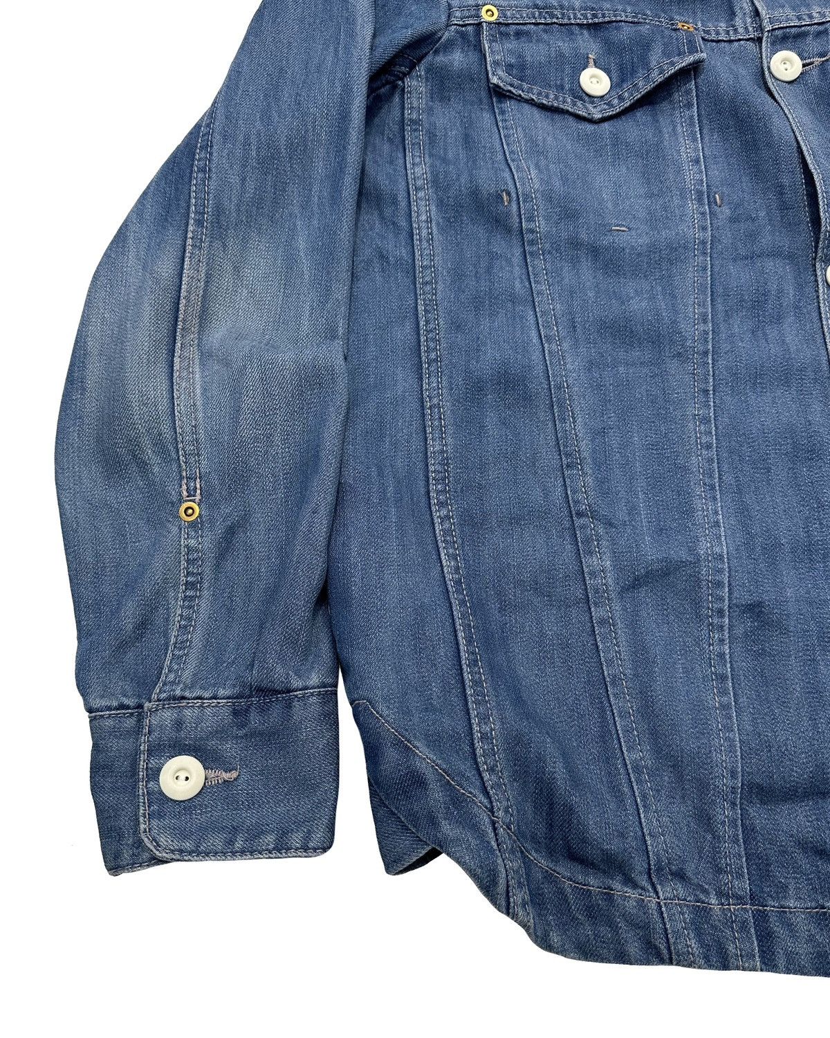 mercibeaucoup Mercibeaucoup Pillow Neck Issey Miyake Denim Jacket Size US L / EU 52-54 / 3 - 5 Thumbnail