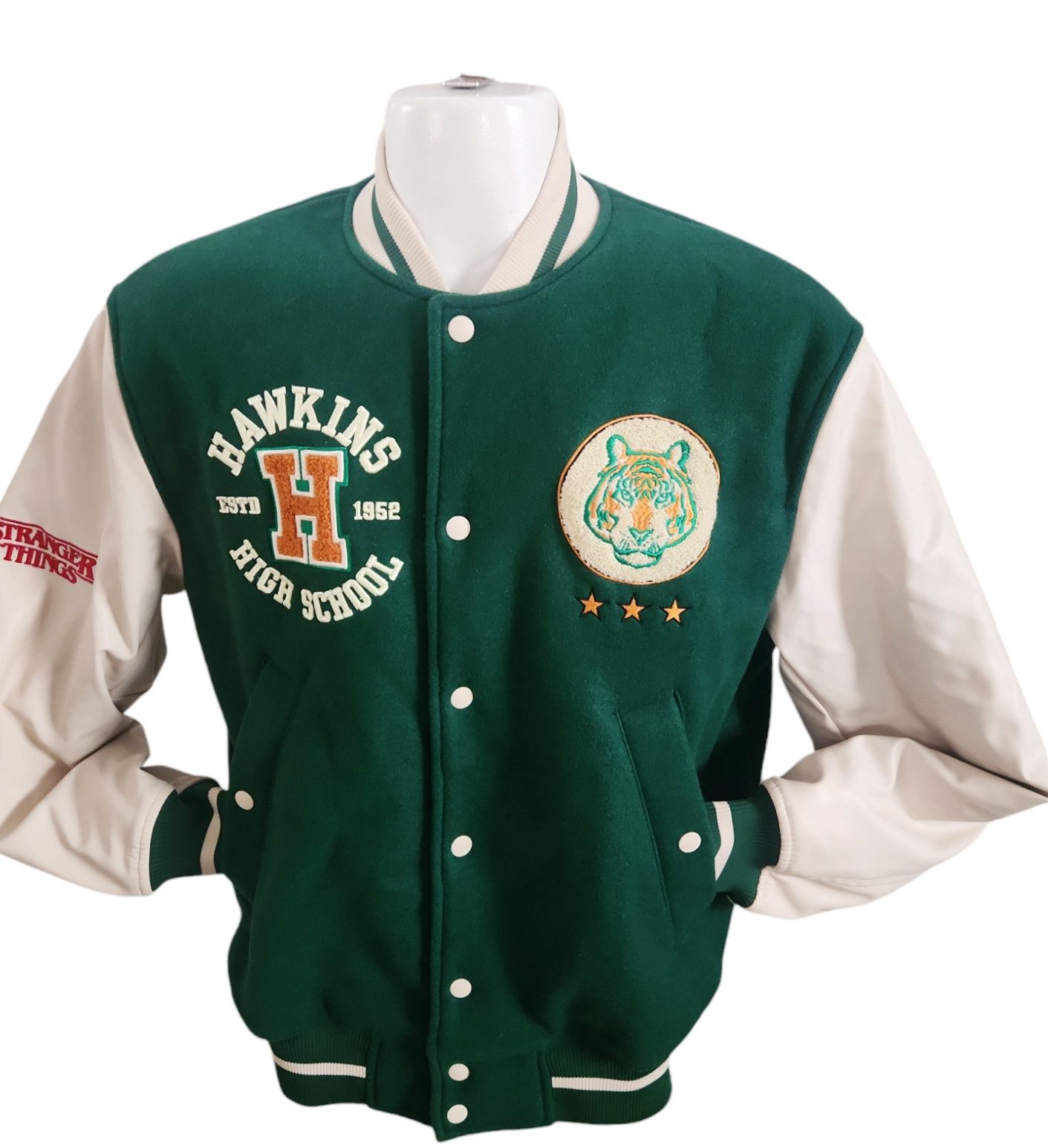 Varsity Jacket Hawkin High Stranger Things HM hot sz 3XL