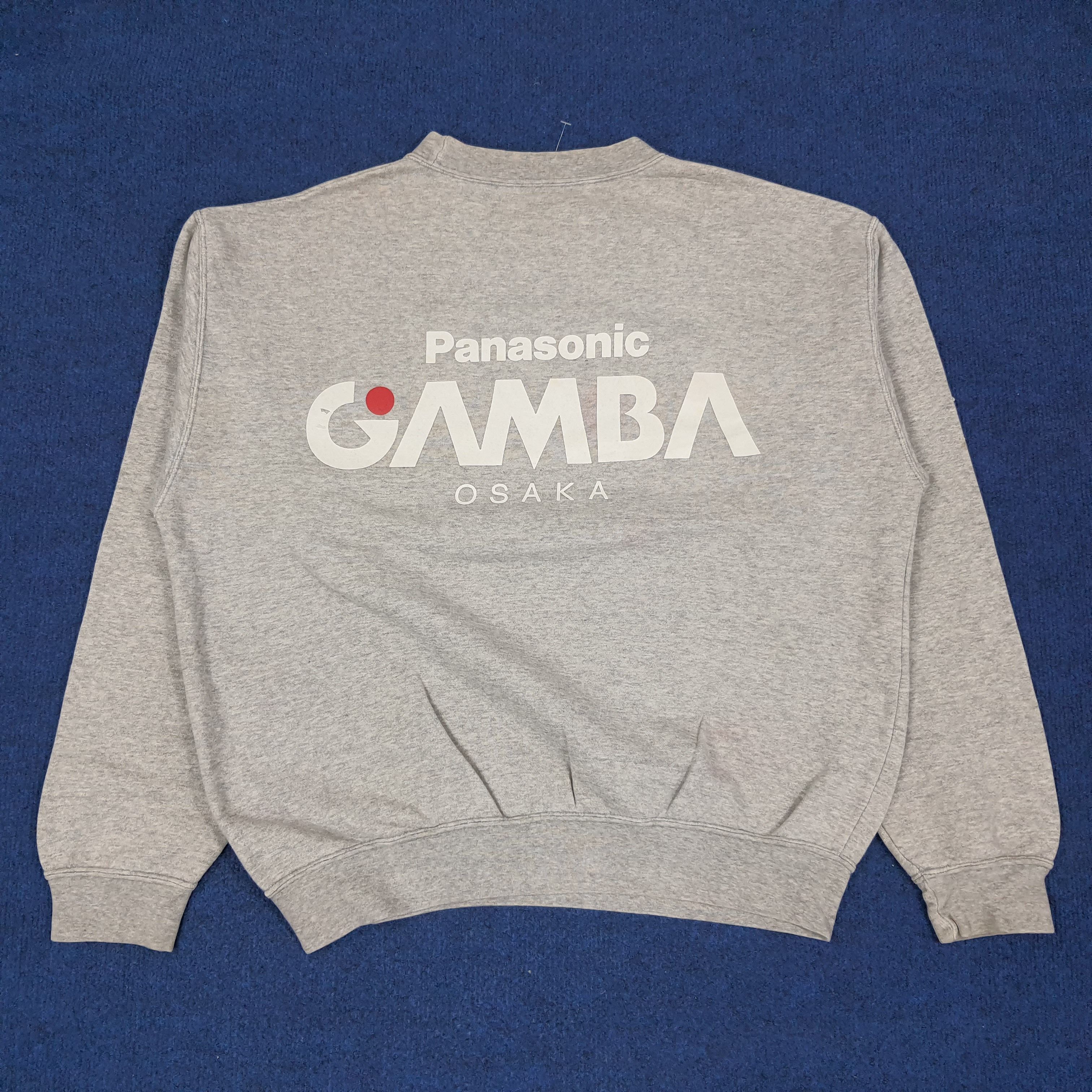 Vintage Vintage Panasonic GAMBA Osaka Japan Sweatshirt C237N18 Size US L / EU 52-54 / 3 - 4 Thumbnail
