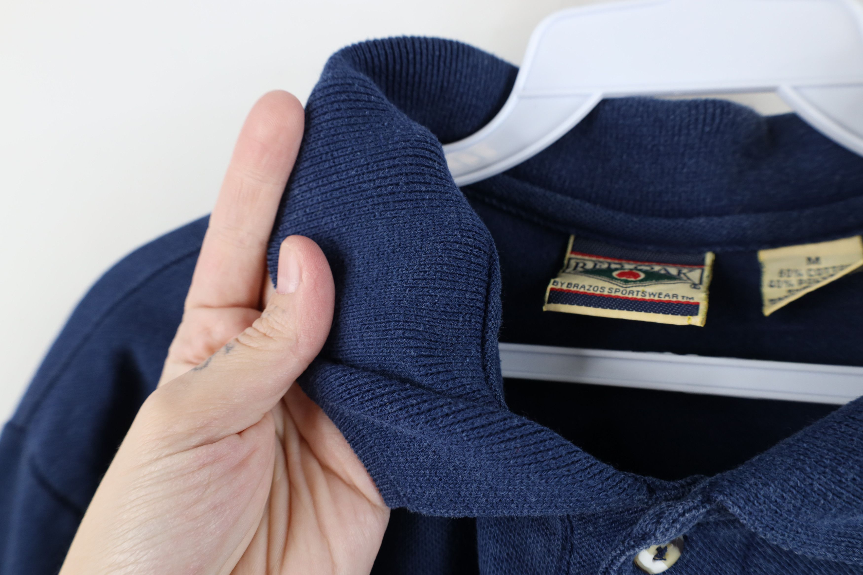 Vintage Vintage 90s University of Michigan Football Polo Shirt Size US M / EU 48-50 / 2 - 8 Thumbnail