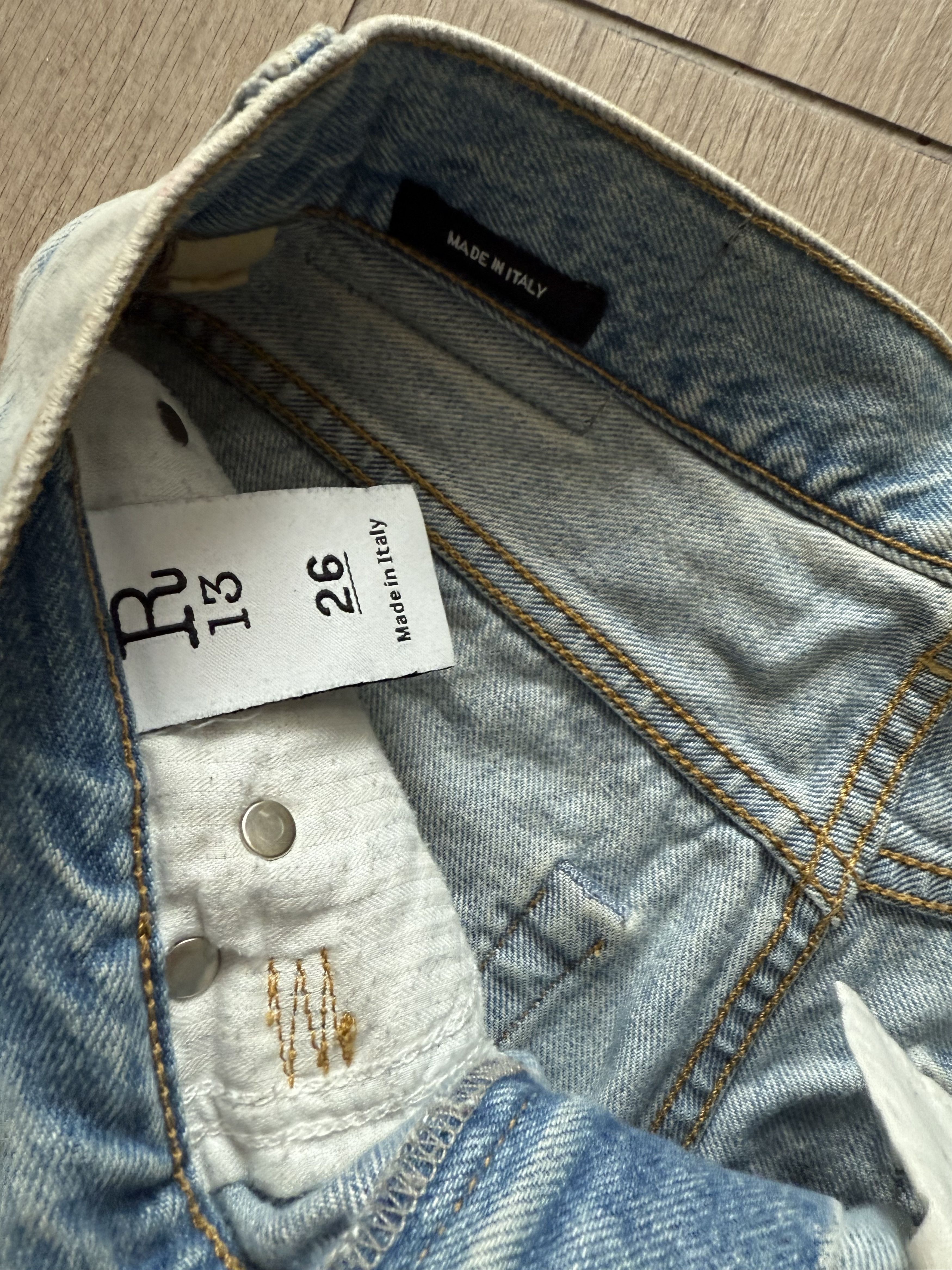 R13 jean short Size 26" / US 2 / IT 38 - 3 Thumbnail