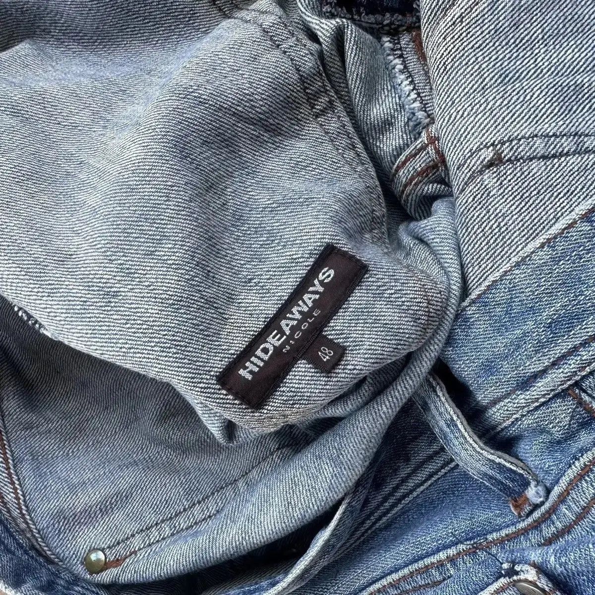 HIDEAWAYS GRAILS FLARE/BOOTCUT🔥HIDEAWAYS NICOLE JEAN DISTRESSED DENIM Size US 31 - 15 Thumbnail