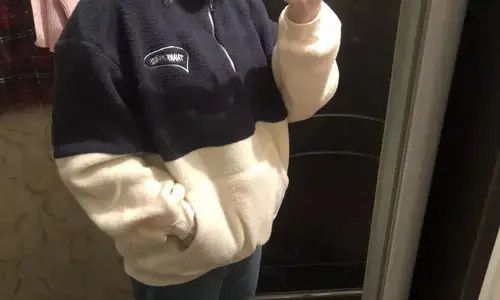 Other Multi Shaded Navy Blue White Streetwear Sherpa Size US L / EU 52-54 / 3 - 3 Thumbnail