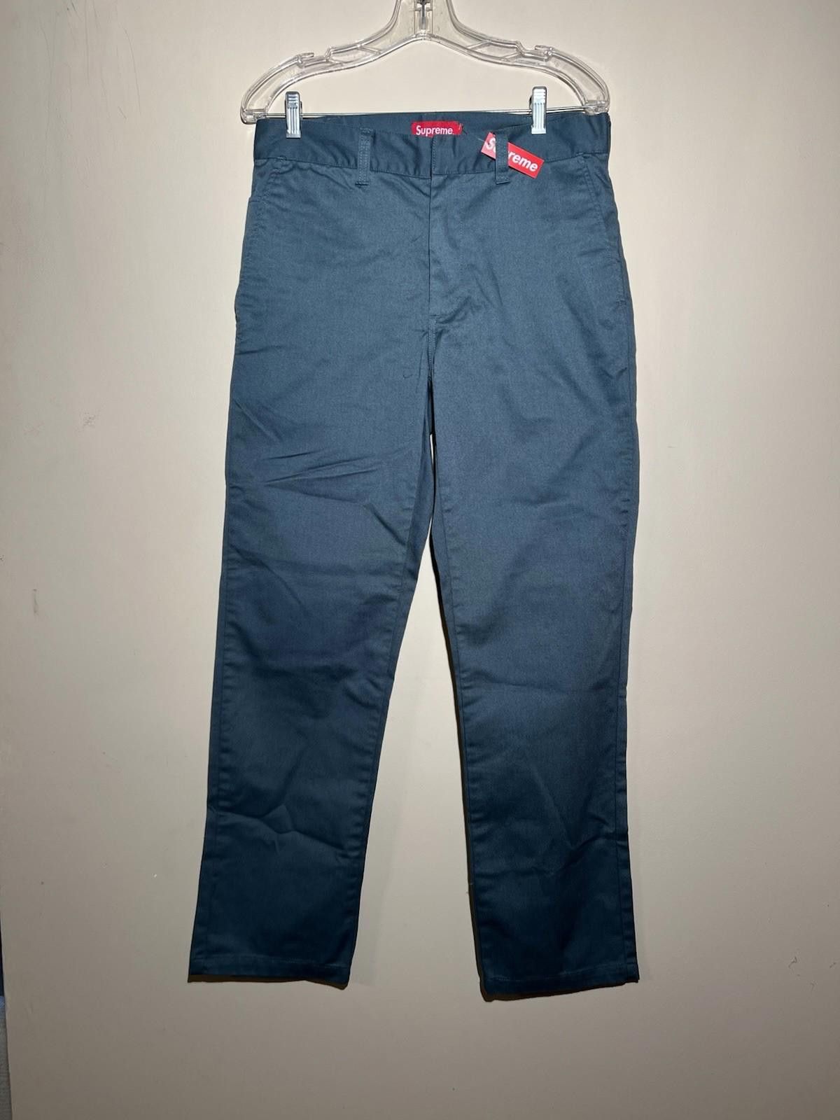 Supreme SS17 Supreme Work Pants Green 30 Brand New Size US 30 / EU 46 - 1 Thumbnail