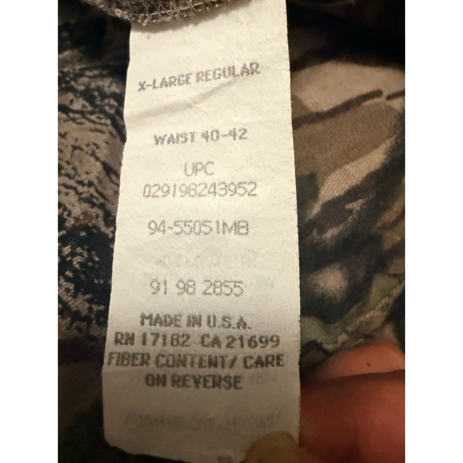 Walls Vintage Walls Commander Camo Cargo Hunting Pants Mens XL Size US 40 / EU 56 - 15 Thumbnail