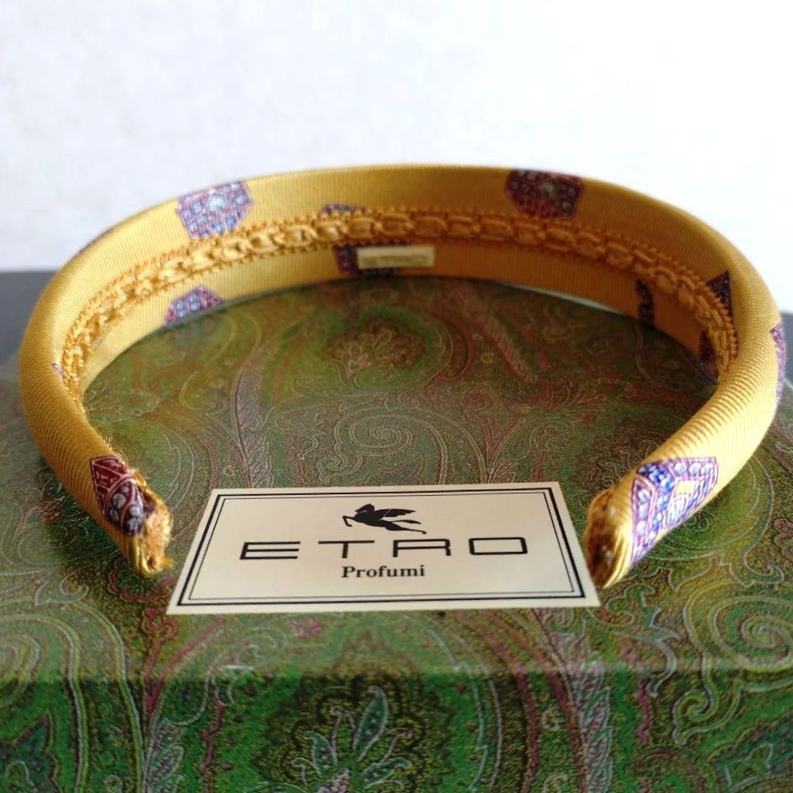 Etro Etro Headband Scrunchie Drawstring Bag Women Hair Accessory Luxury Model Li Size ONE SIZE - 4 Thumbnail