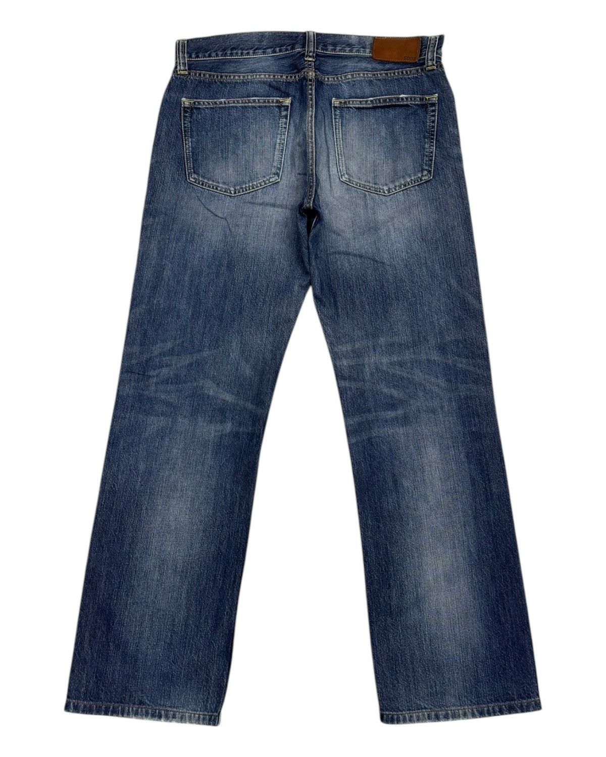Undercover × Uniqlo 🔥VINTAGE UNIQLO S002 REGULAR DISTRESSED JEAN Size US 34 / EU 50 - 2 Thumbnail