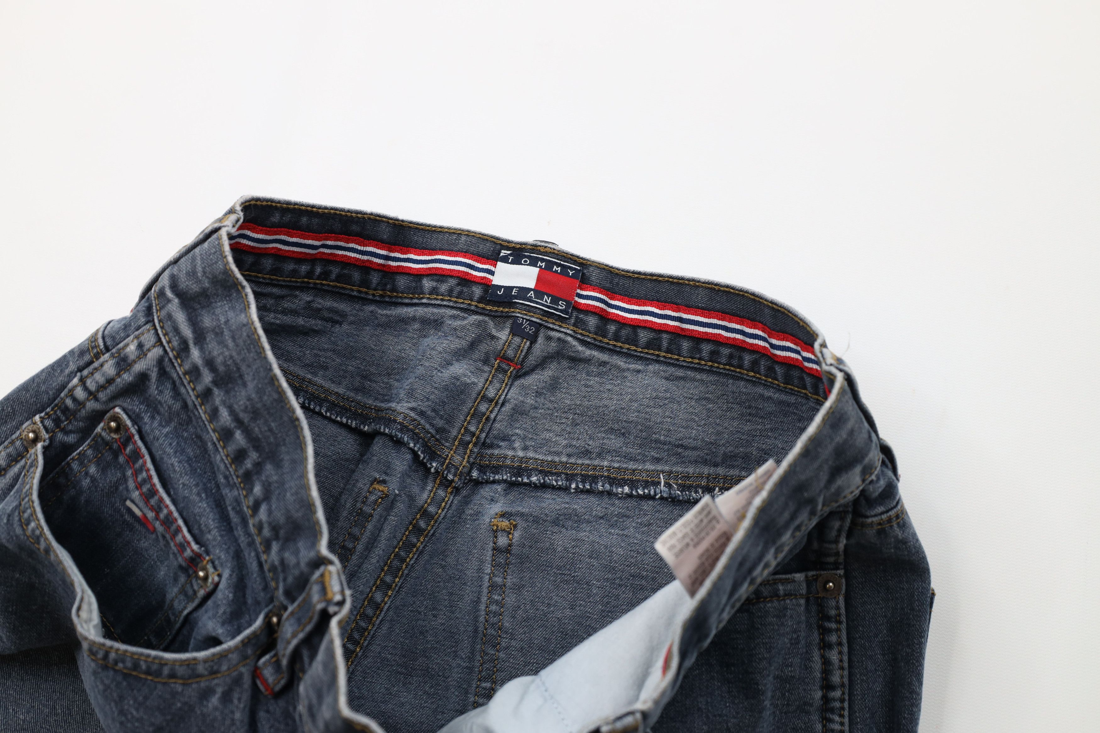 Tommy Hilfiger Vintage 90s Tommy Hilfiger Straight Leg Denim Jeans Blue Size US 31 - 8 Thumbnail