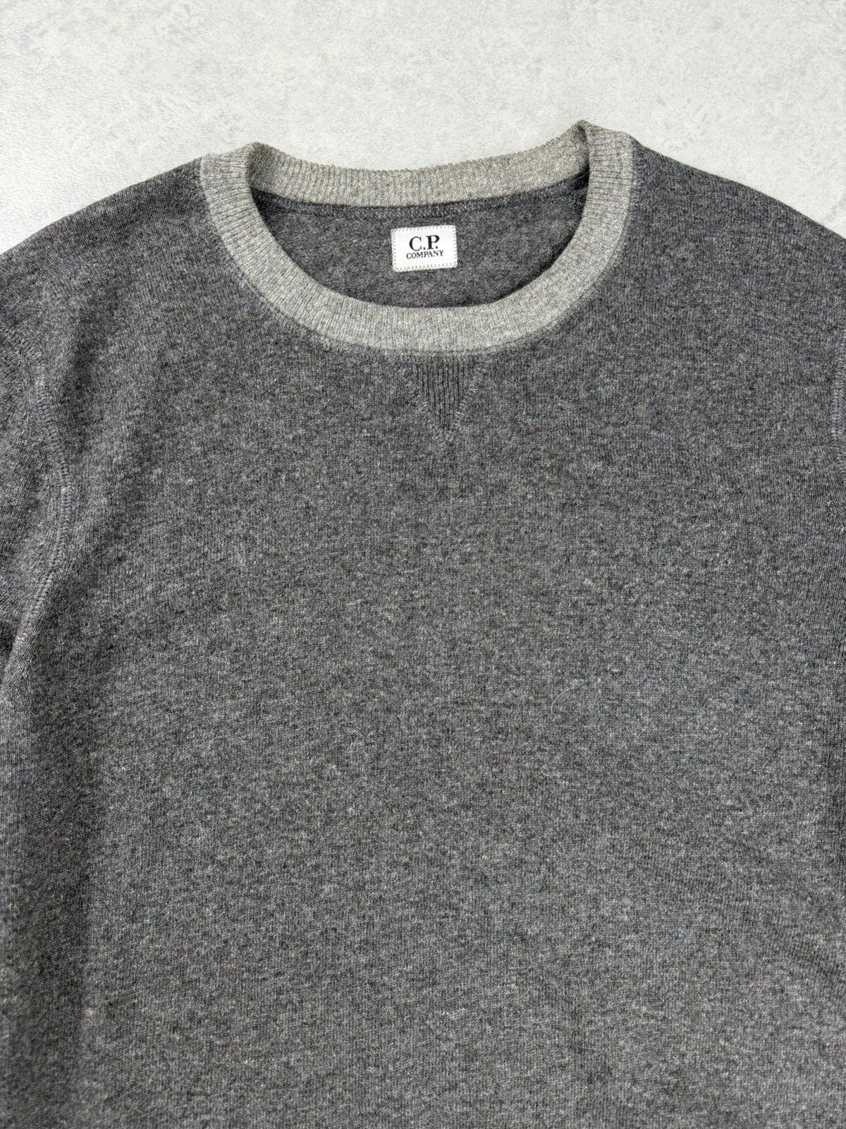 C.P. Company C.P. Company Grey Wool Blend Sweater Crewneck Size 52 Size US L / EU 52-54 / 3 - 3 Thumbnail