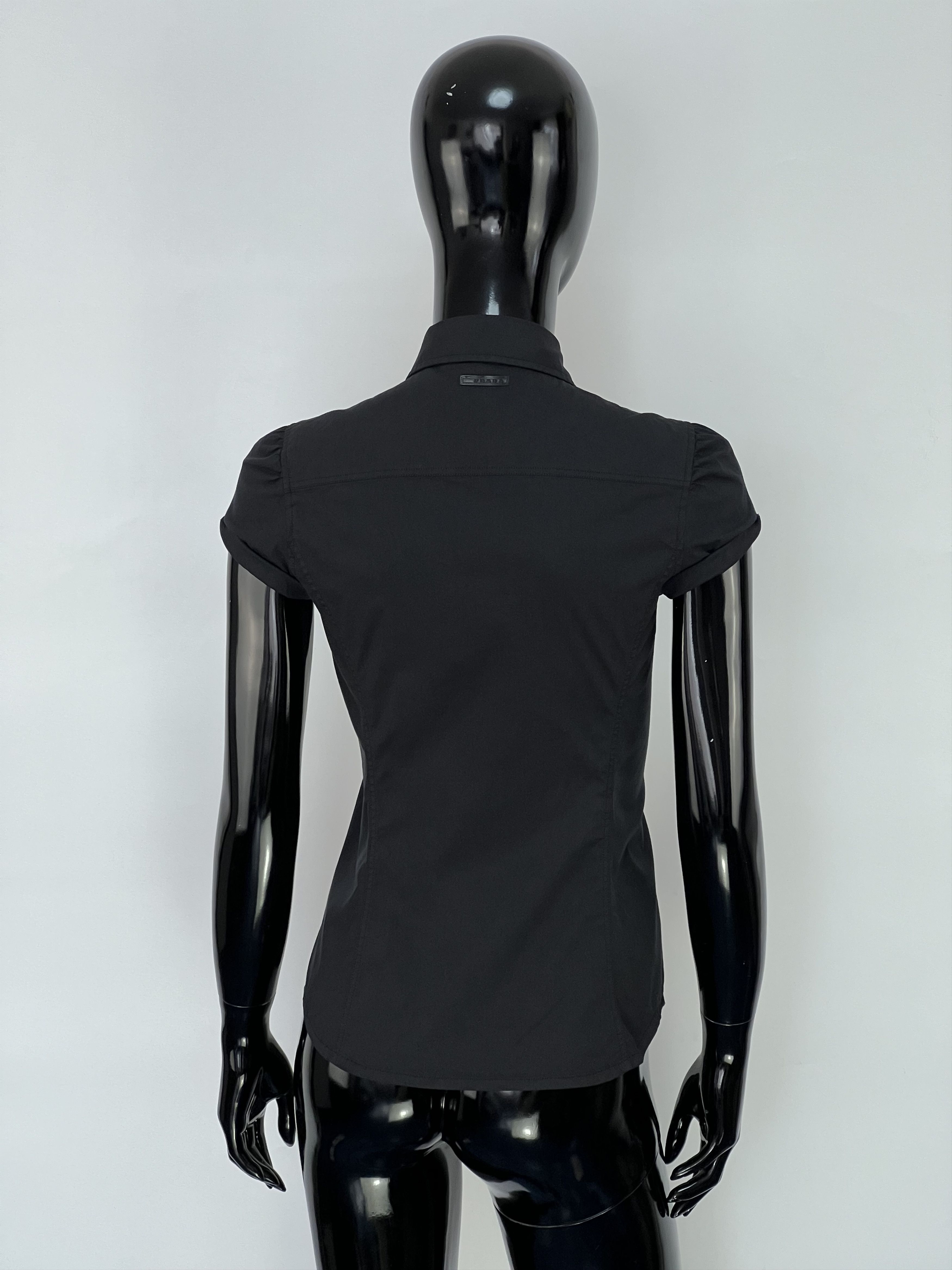 Prada Prada Stretch Cotton Short Sleeve Button Up Shirt Size IT 38 Size XS / US 0-2 / IT 36-38 - 4 Thumbnail