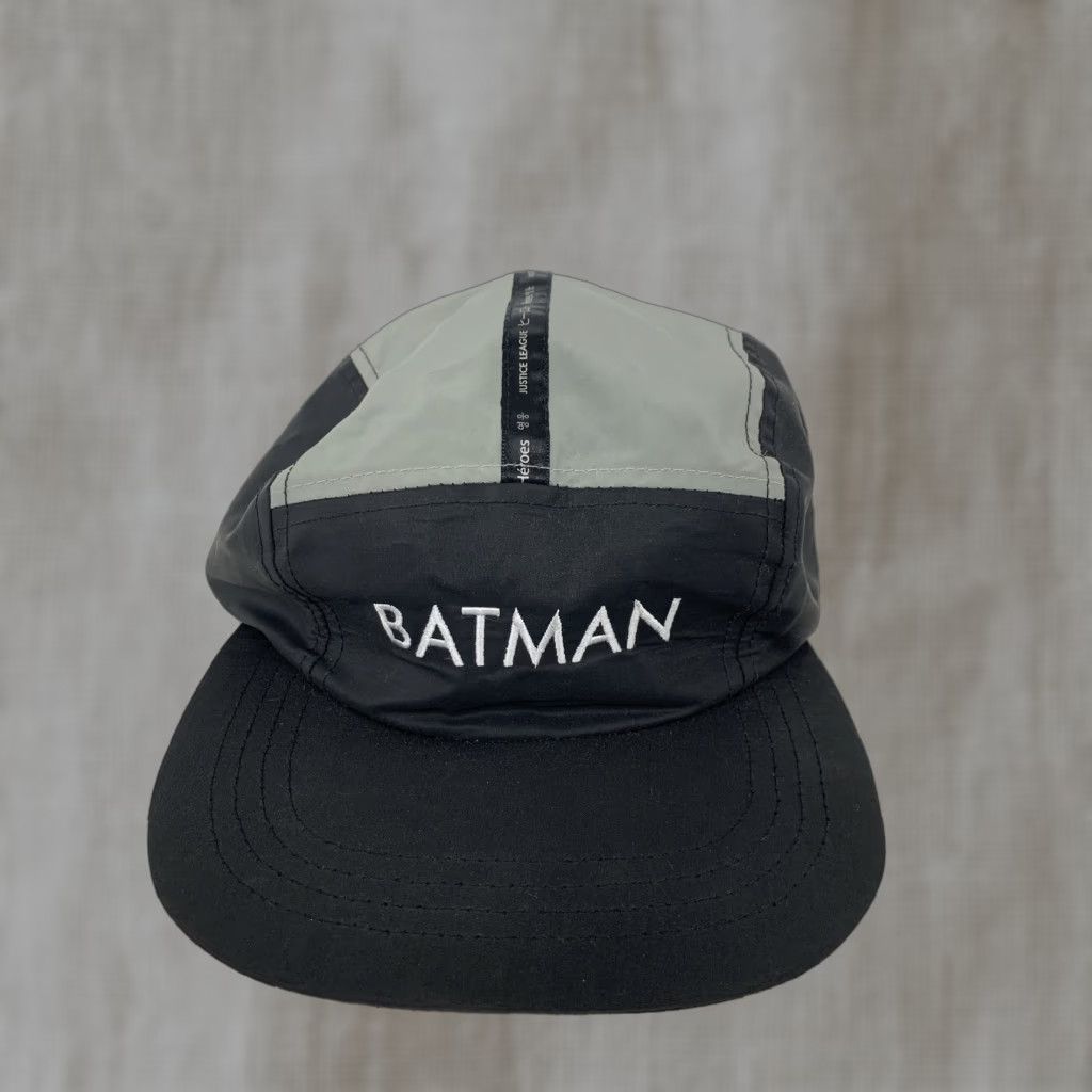 Palace Palace Batman Justice League Heroes Five Panel Hat Adjustable Black Gray Men Size ONE SIZE - 1 Thumbnail