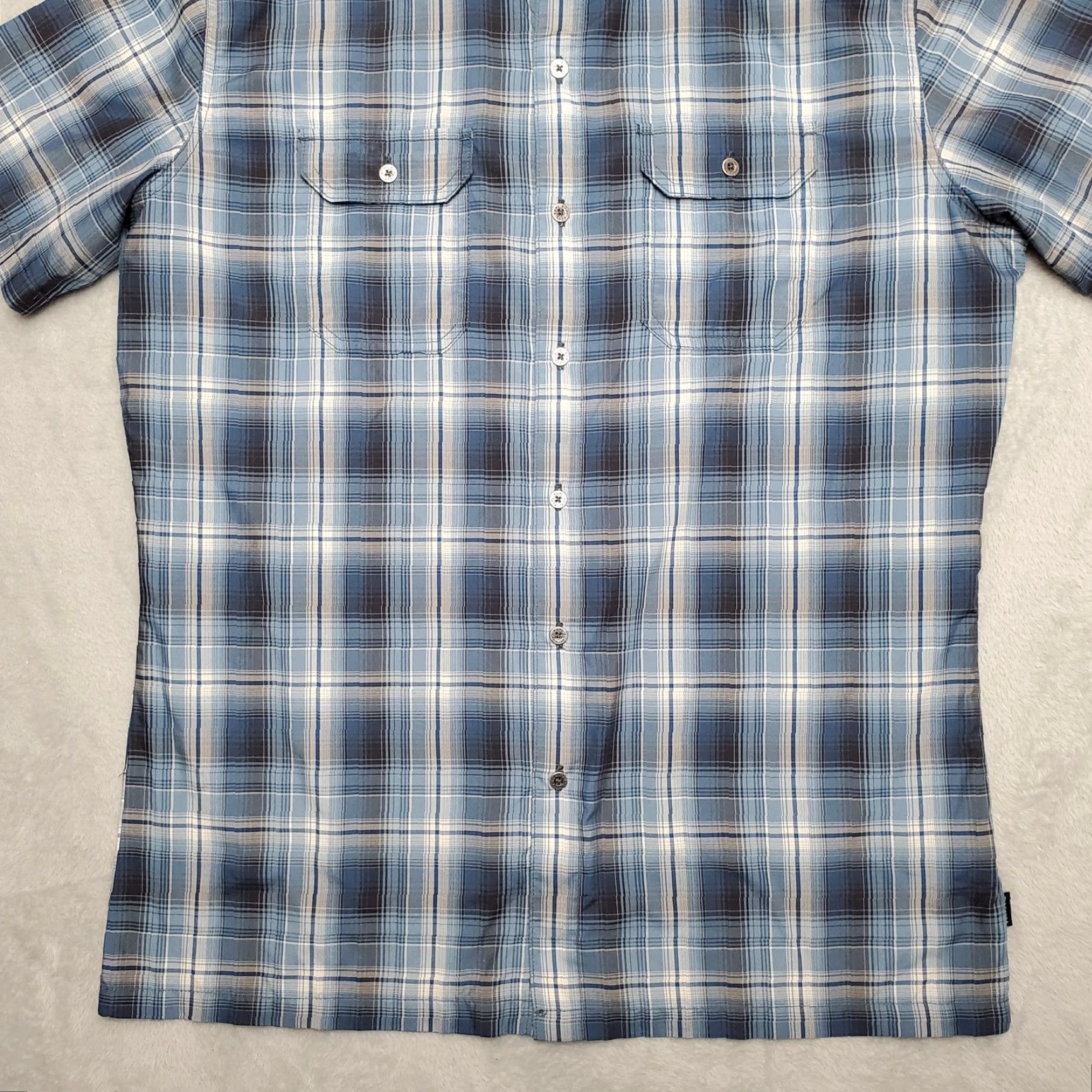 Vintage Kuhl Shirt Mens M Blue Plaid Eluxur 100% Polyester Short Sleeve Outdoors Shirt Size US M / EU 48-50 / 2 - 3 Thumbnail