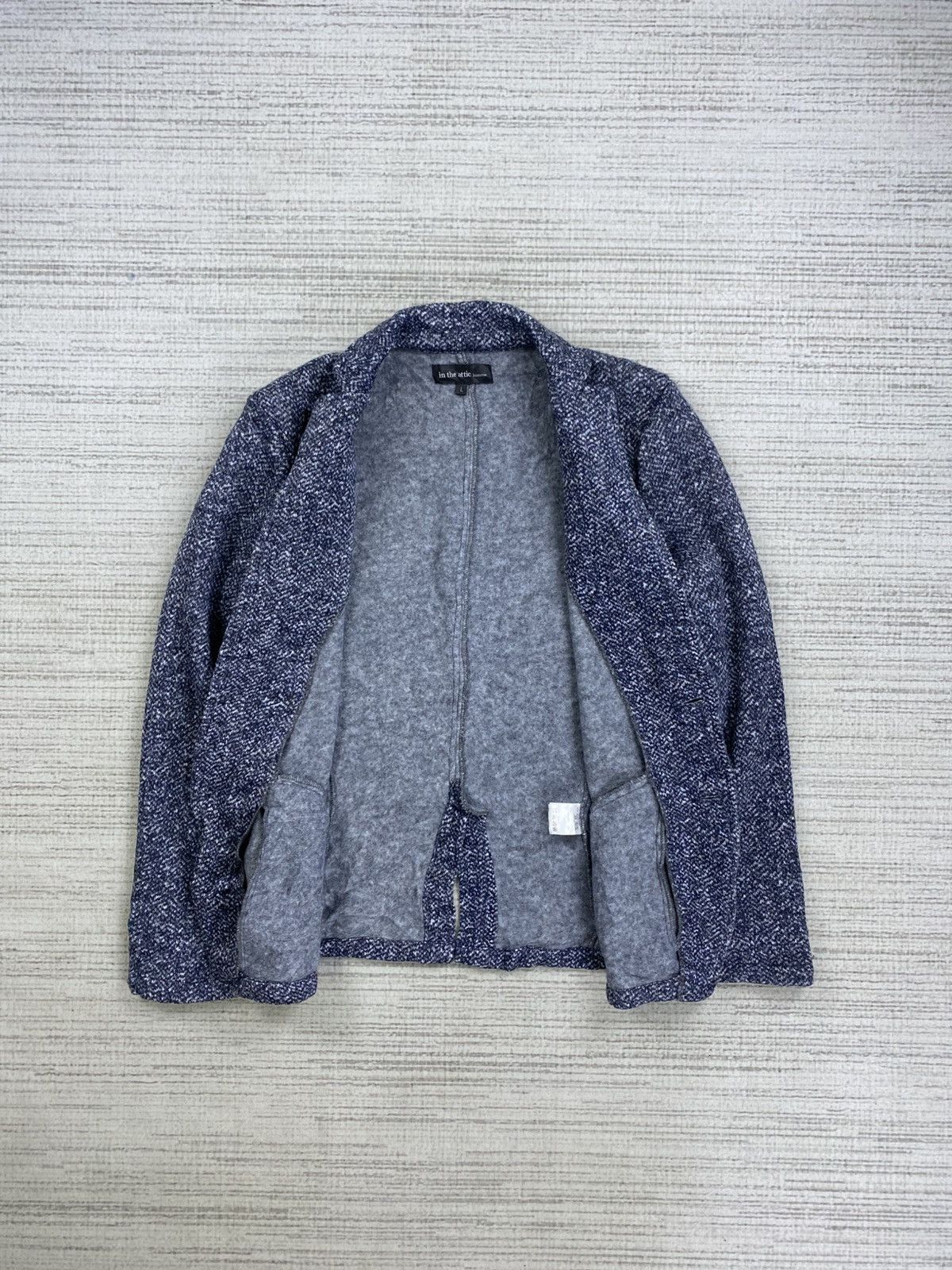 In The Attic × Japanese Brand × Vintage Vintage In The Attic Homme Double Button Cardigan Size US M / EU 48-50 / 2 - 6 Thumbnail