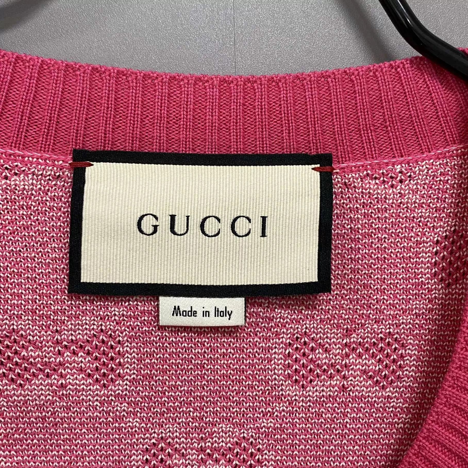 Gucci GUCCI GG Pink Gold Button Cardigan Women's XXS Size XXS / US 00 / IT 34 - 4 Thumbnail
