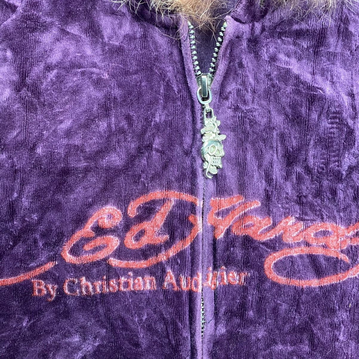 Ed Hardy Vintage y2k ed hardy velvet zip hoodie Size S / US 4 / IT 40 - 7 Thumbnail