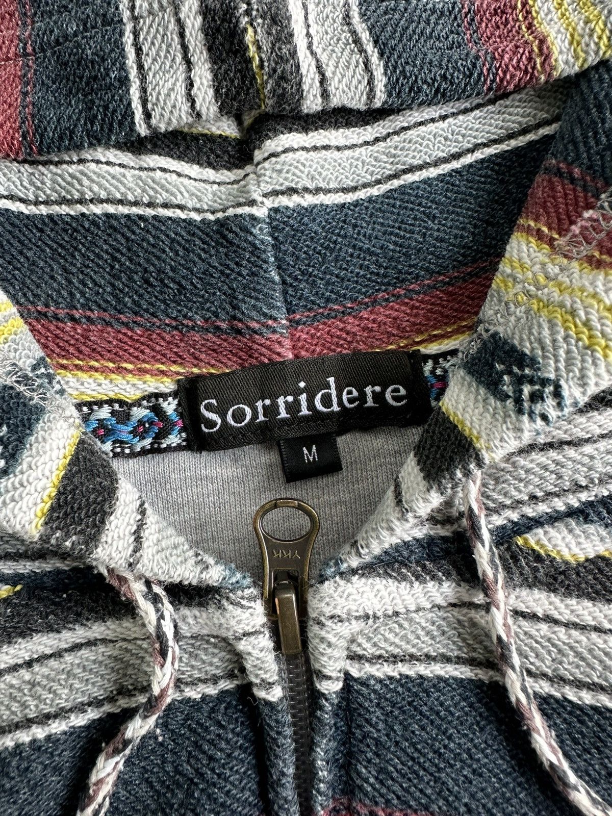 Beauty Beast DISTRESSED SORRIDERE STRIPED ZIP HOODIE MULTICOLOR LGB STYLE Size US M / EU 48-50 / 2 - 7 Thumbnail