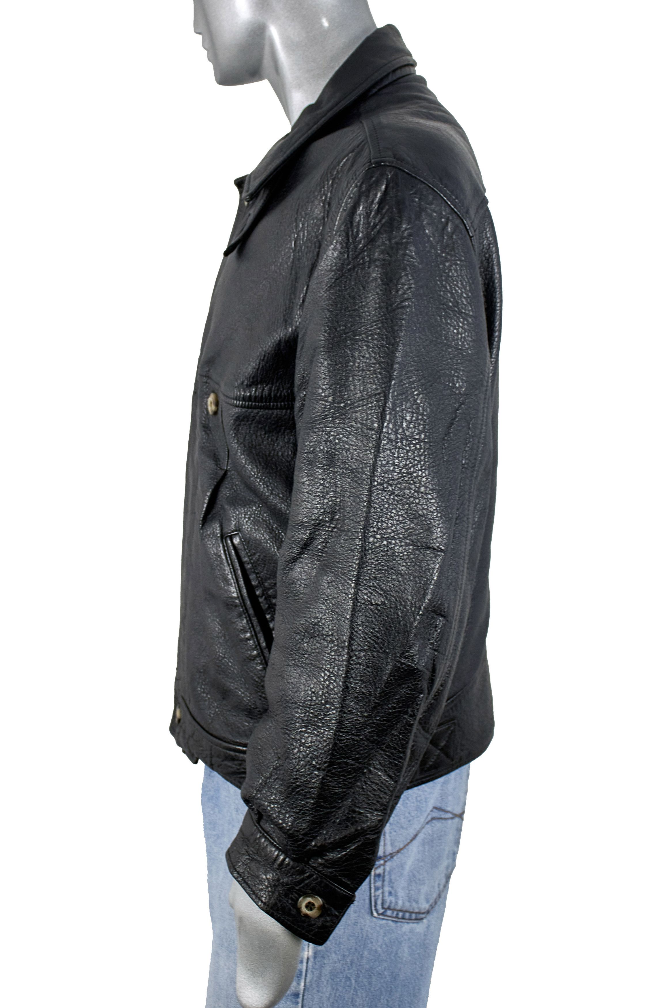 Vintage Vintage 80s Designer Deerskin Leather Italian Mens Jacket Size US L / EU 52-54 / 3 - 6 Thumbnail