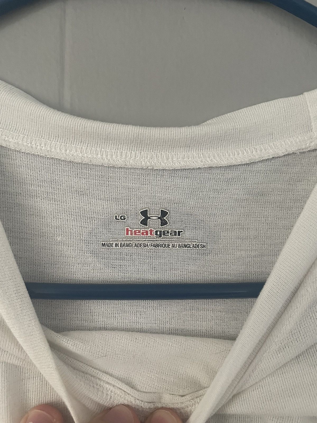 Under Armour White UA Shirt Size US L / EU 52-54 / 3 - 2 Thumbnail