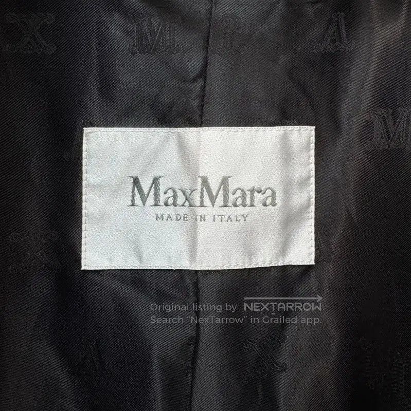 Max Mara MaxMara Elegant Black Cashmere Long Coat . Size XS / US 0-2 / IT 36-38 - 6 Thumbnail