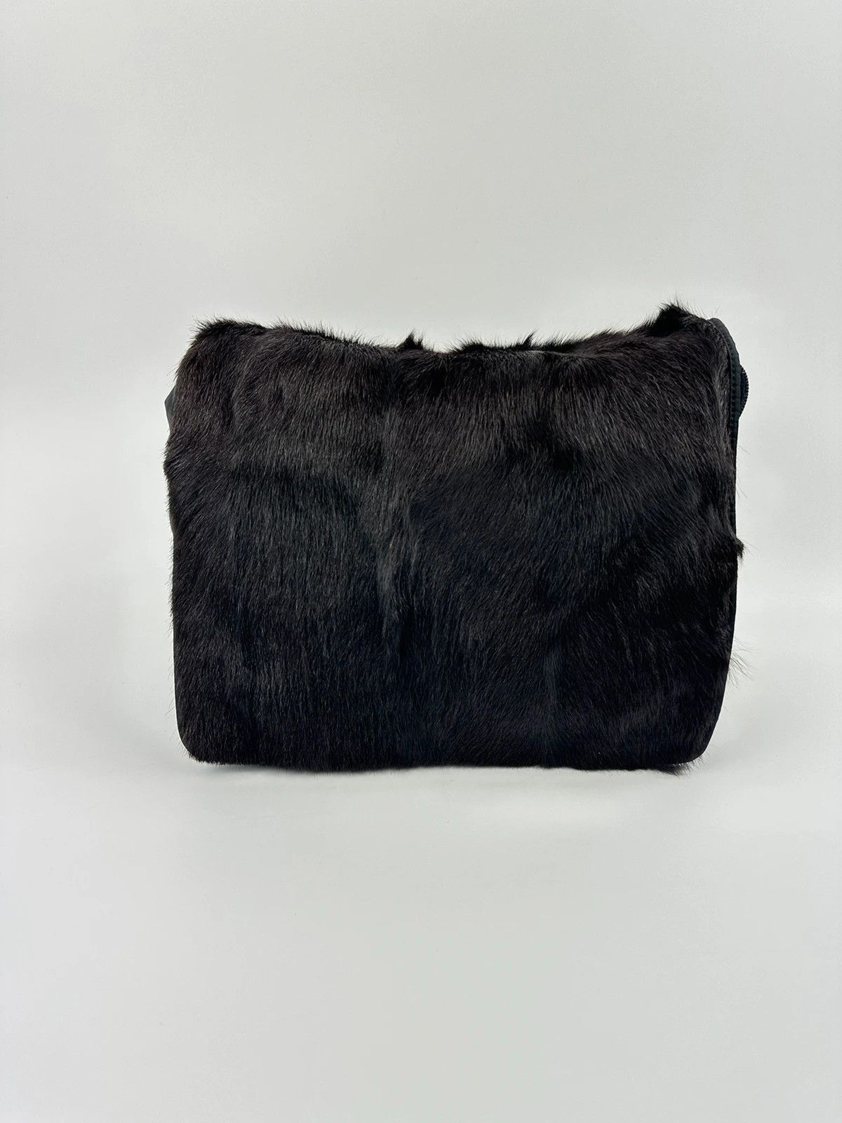 Prada Prada Sport FW1999 Fur Nylon Crossbody Bag Slingbag Black Size ONE SIZE - 7 Thumbnail