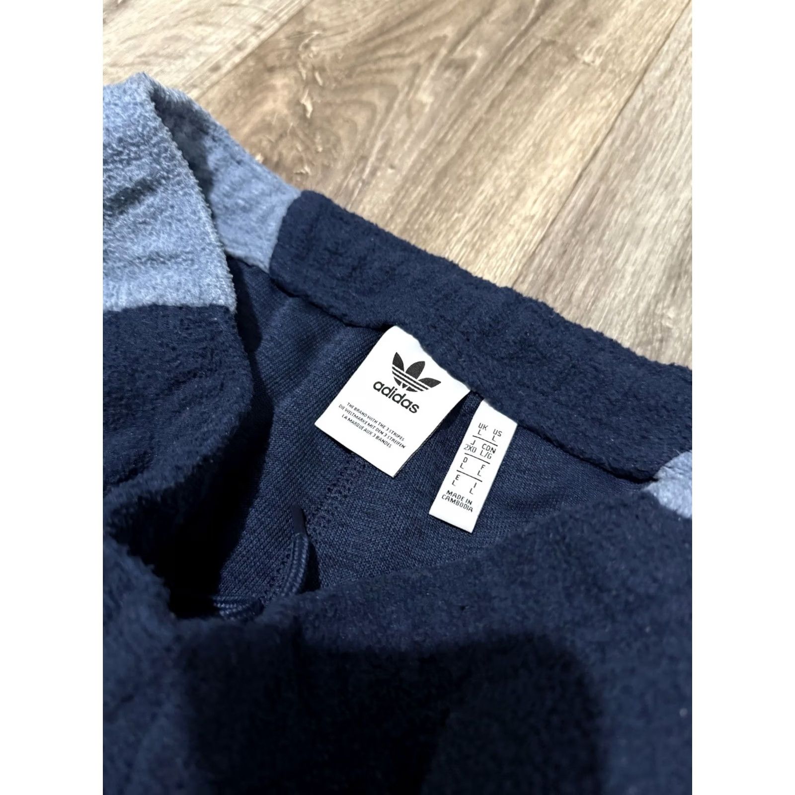 Adidas ADIDAS FLEECE SWEATPANTS Size L NAVY BLUE Y2K RARE PANTALONE MEN’S Size US 33 - 7 Thumbnail