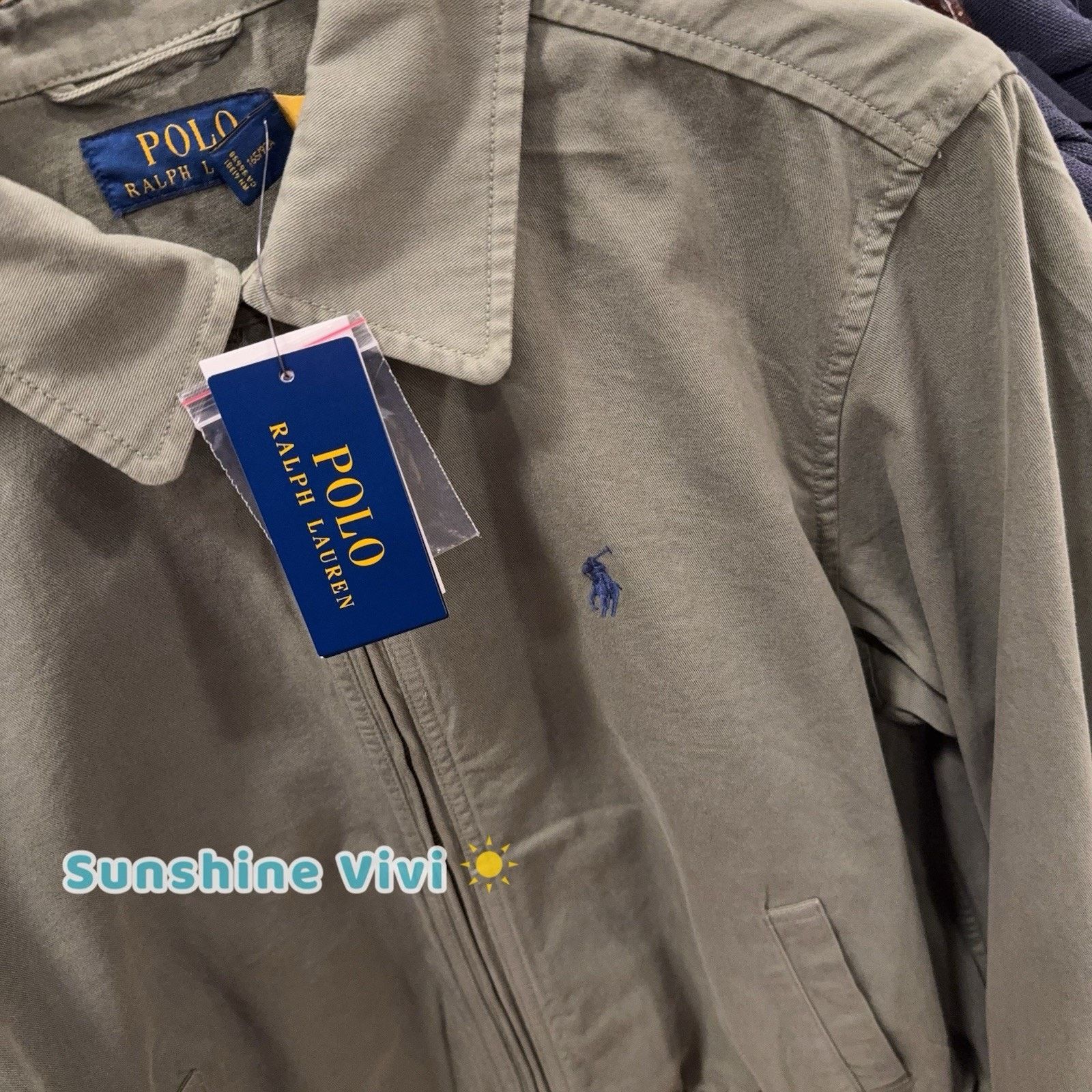 Polo Ralph Lauren NWT Polo Ralph Lauren Women Cotton Twill JACKET Olive medium Size M / US 6-8 / IT 42-44 - 3 Thumbnail