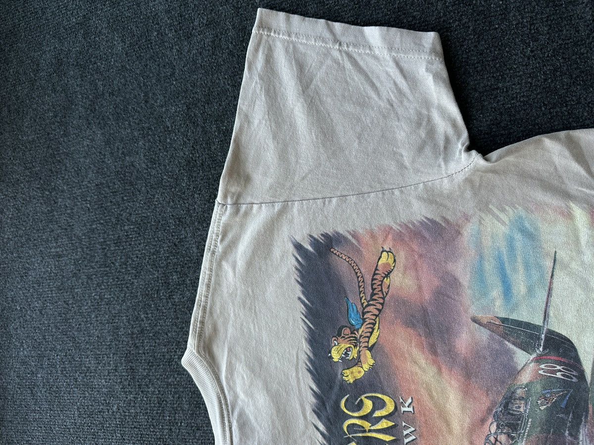 Other FLYING TIGER 🚨 P40 WARHOUSE BIG LOGO MEN BEIGE TEE Size US M / EU 48-50 / 2 - 3 Thumbnail