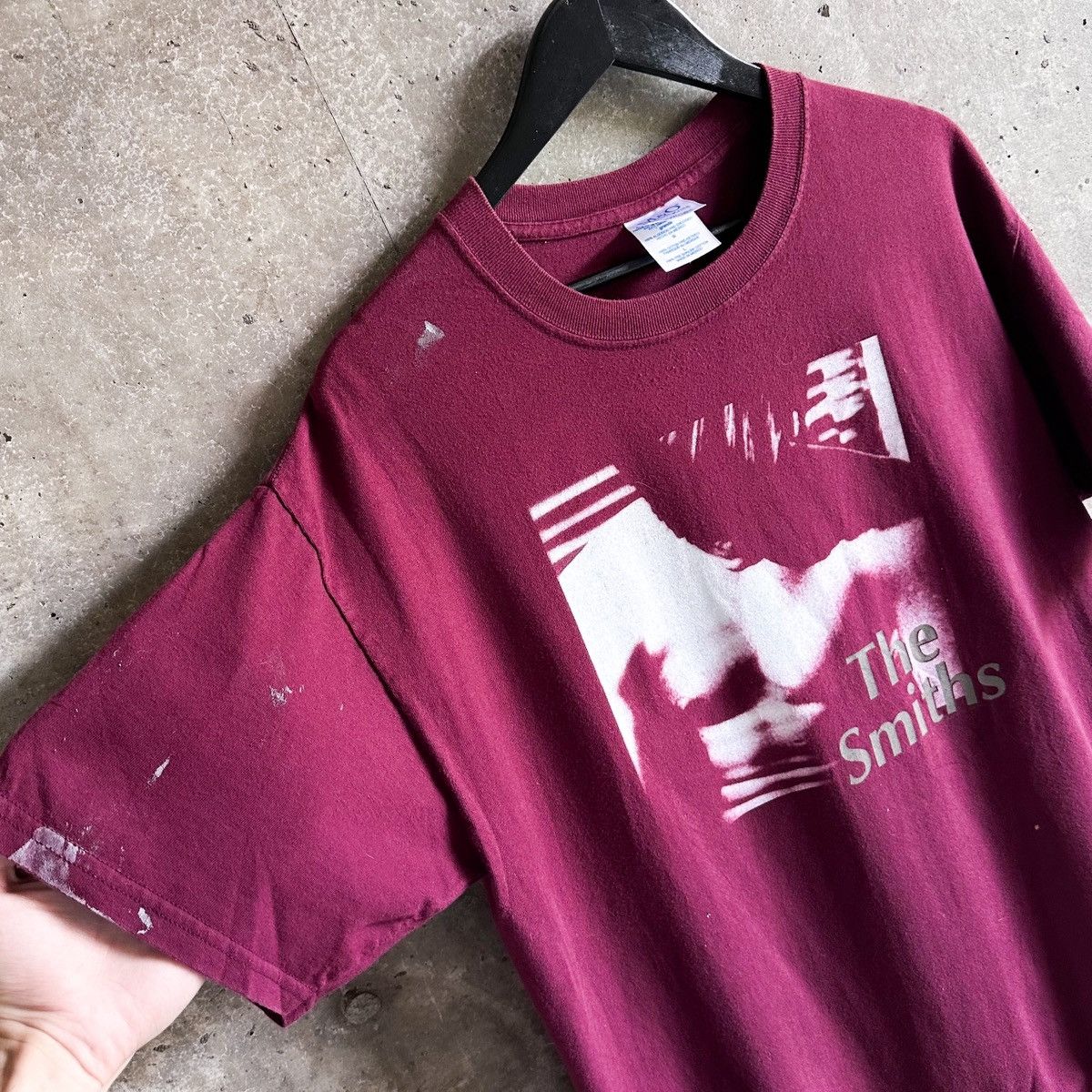 Band Tees 2000’s Vintage “THE SMITHS” Paint Splatter T-Shirt Size US L / EU 52-54 / 3 - 3 Thumbnail