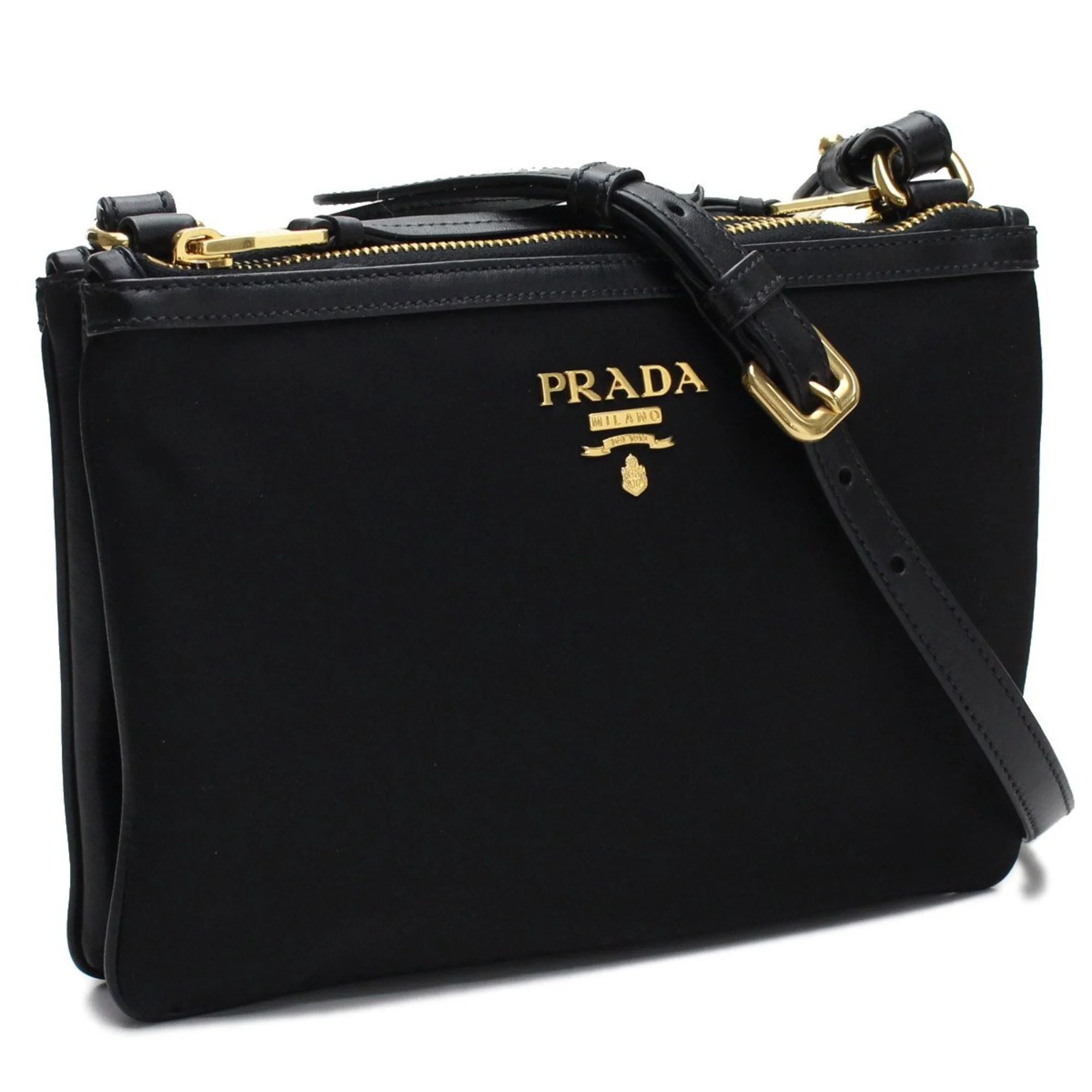 Prada o1srvl11e0624 Size: OS / Shoulder Bag in Black Size ONE SIZE - 2 Thumbnail