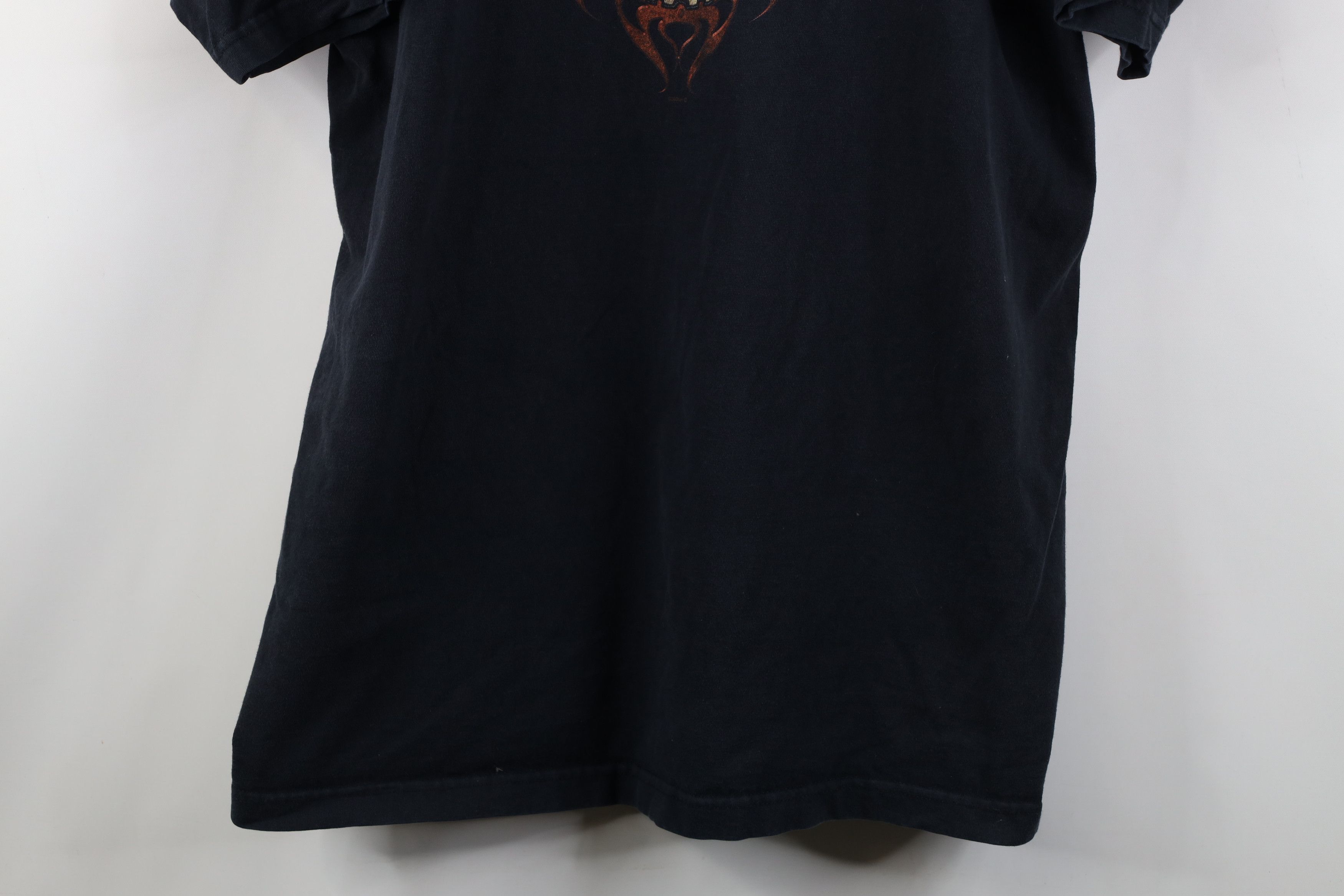 Harley Davidson Vintage Y2K 2004 Harley Davidson Fire Flames Skull T-Shirt Size US XXL / EU 58 / 5 - 3 Thumbnail