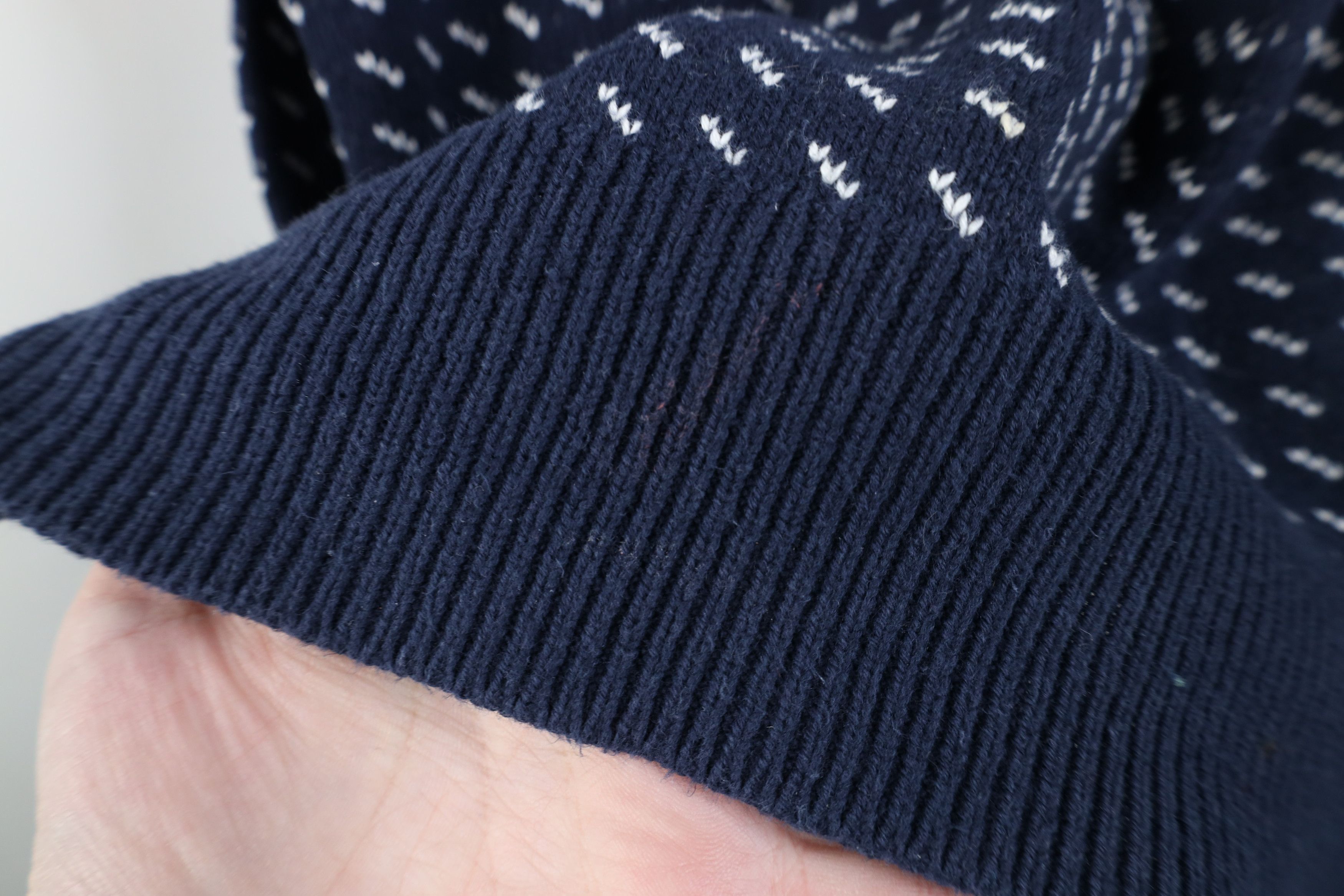 J.Crew Vintage Y2K J Crew Snowflake Fair Isle Cotton Knit Sweater Size US L / EU 52-54 / 3 - 6 Thumbnail