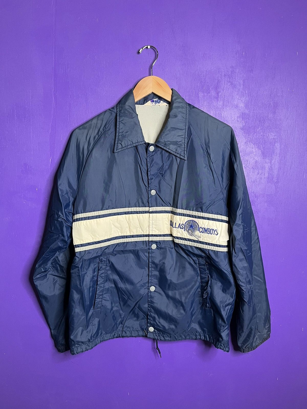 Vintage 70s NFL Dallas cowboys warm up jacket