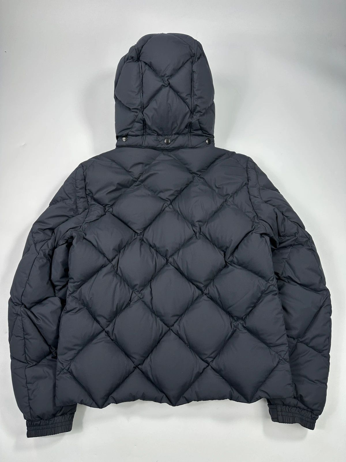 Moncler Moncler Maya Navy Blue Diamonds Puffer Down Hooded Jacket Size US M / EU 48-50 / 2 - 8 Thumbnail