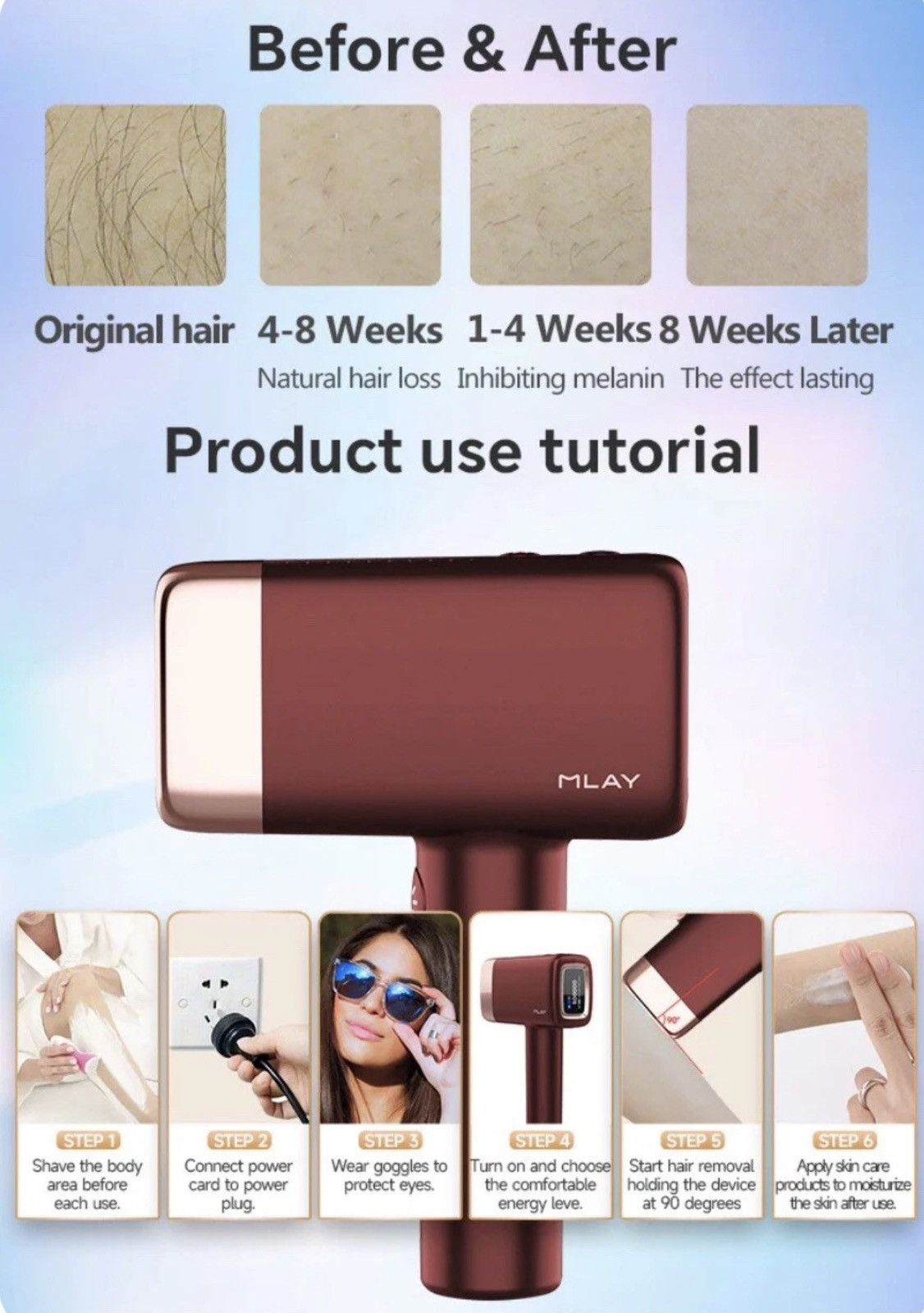 Other MLAY T14 IPL hair removal device Size ONE SIZE - 6 Thumbnail